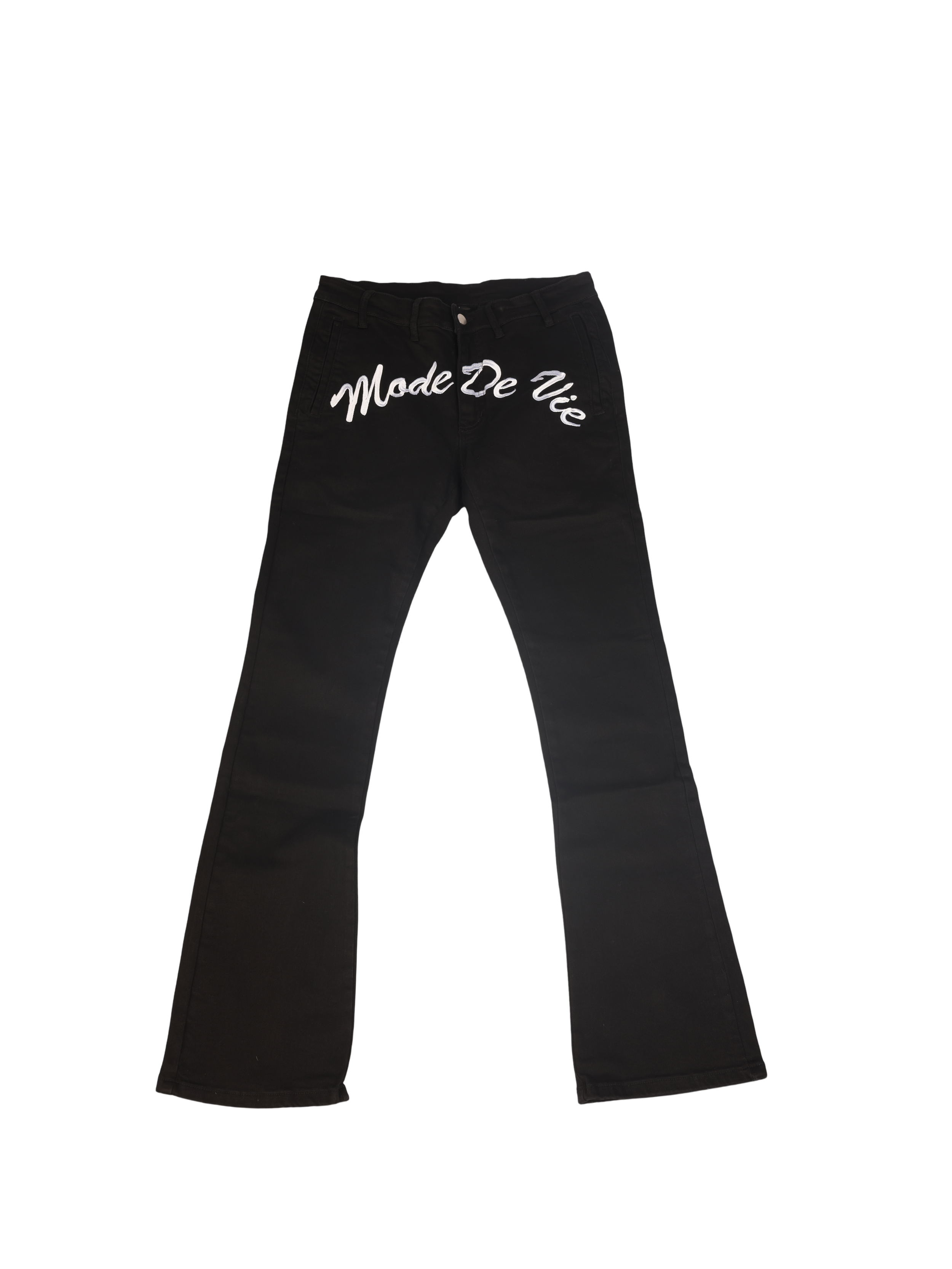 Black Logo Denim Jeans