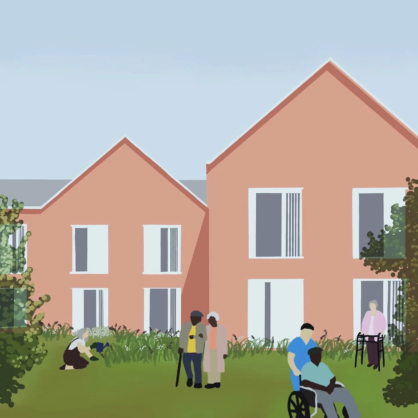 Really like this rework of one of the Drayton Road images courtesy of my very talented niece&hellip;

#architecture #architecturesketch