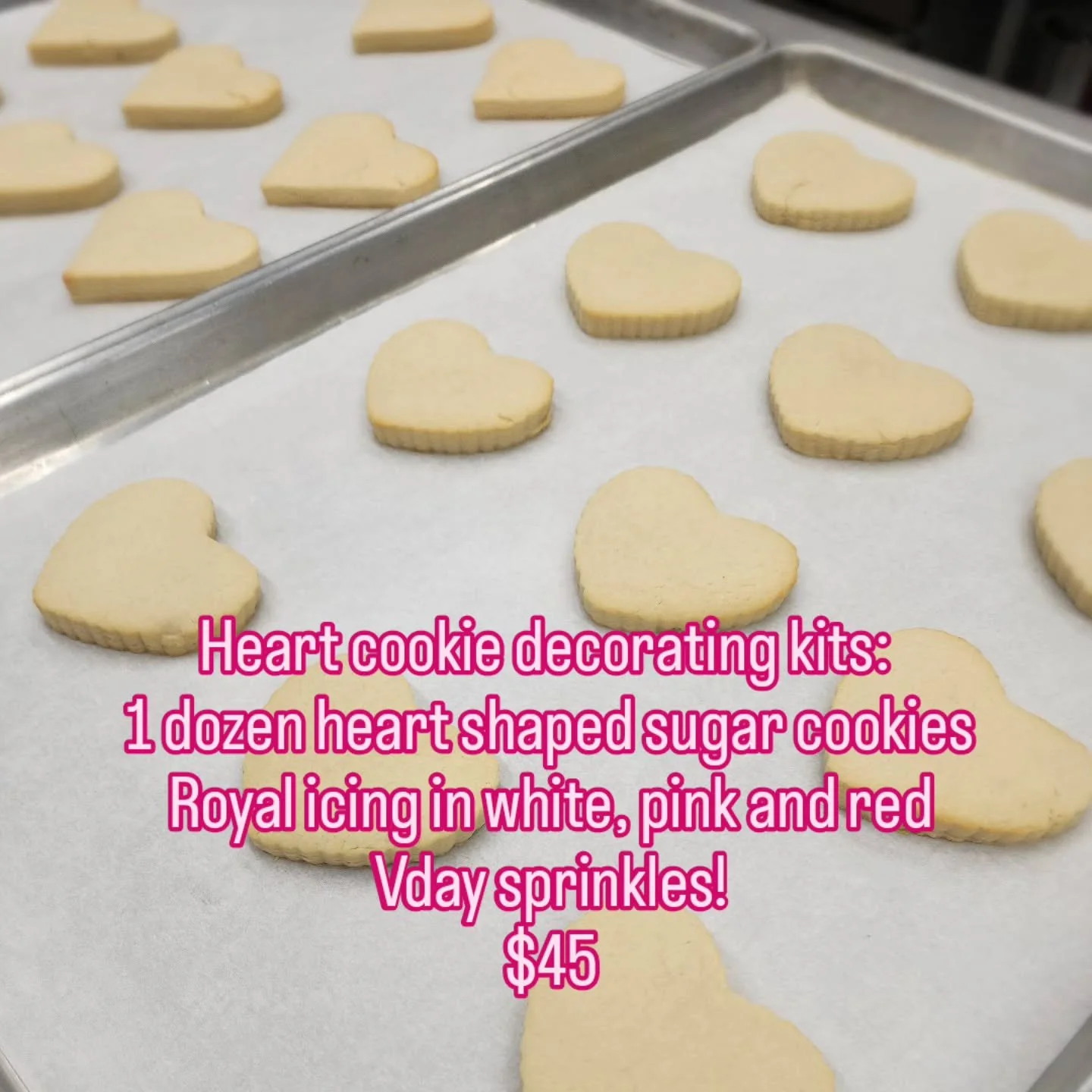 Want a fun activity to do with the kiddos this valentine's day? Our cookie decorating kits are fun for the whole family! Text or call (530)494-9465 or email Sales@frankiestahoe.com to pick your kit up this weekend! We have just a few left so get your