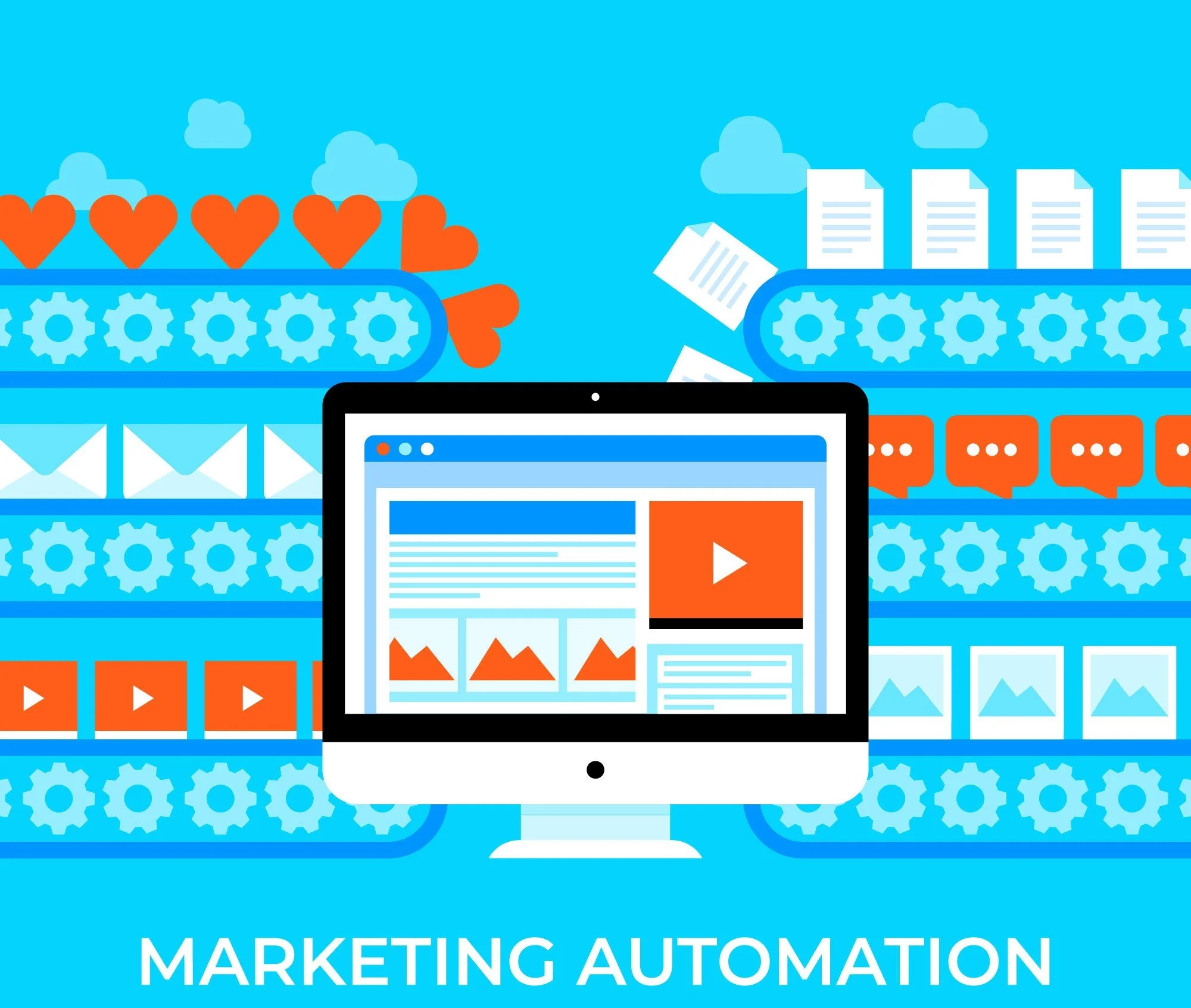 content marketing machine working