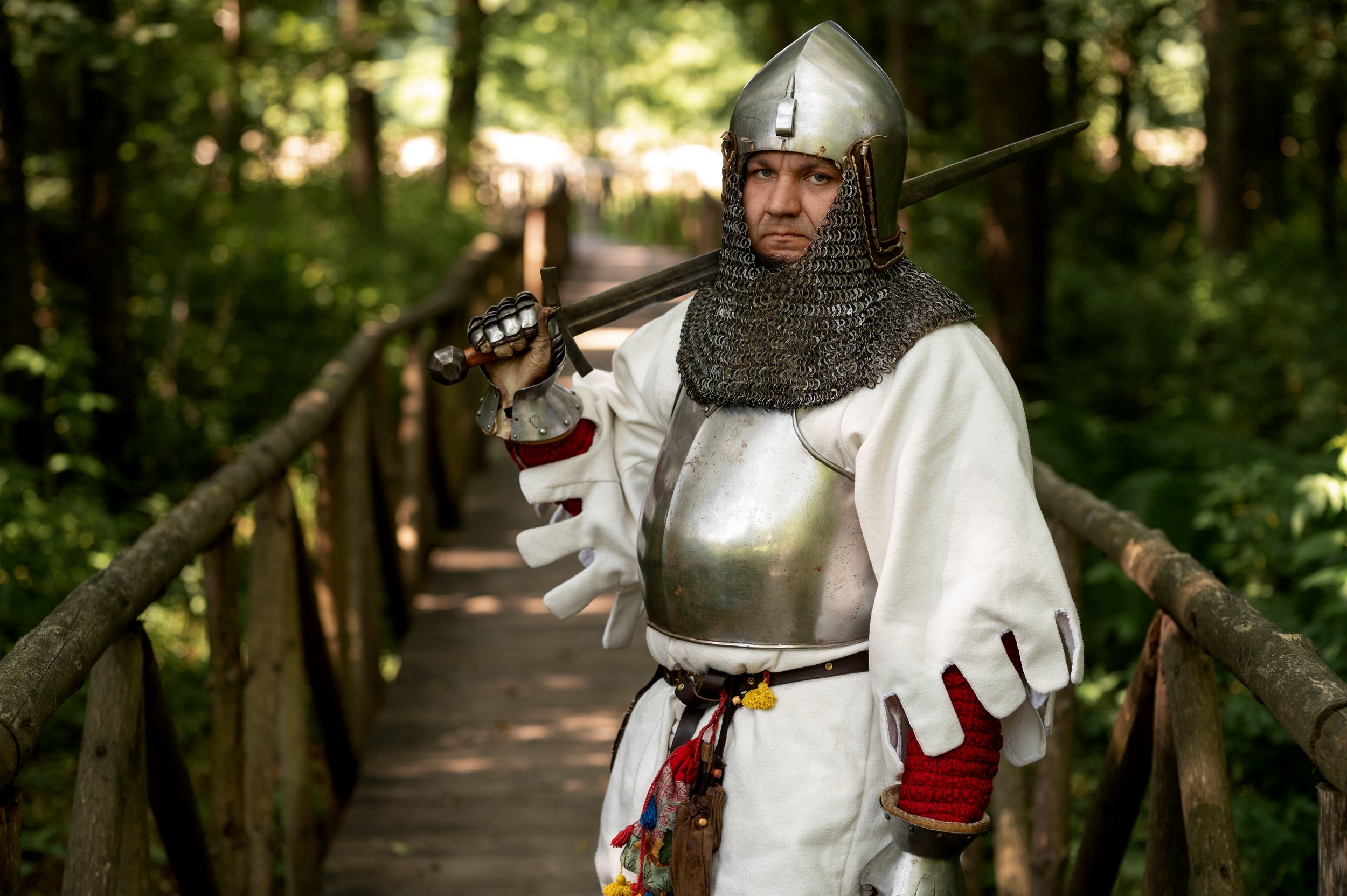 A medieval soldier