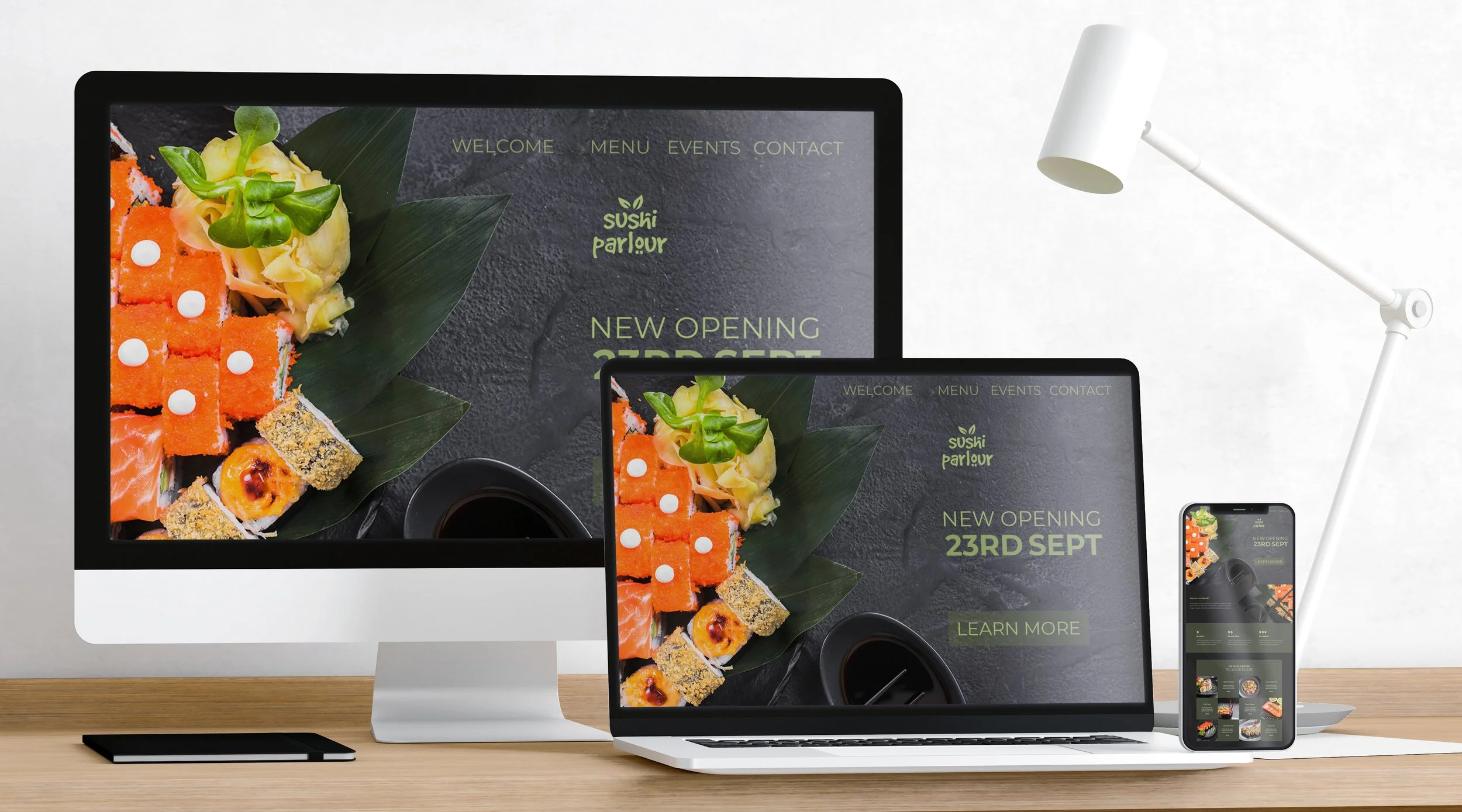 Website design concept