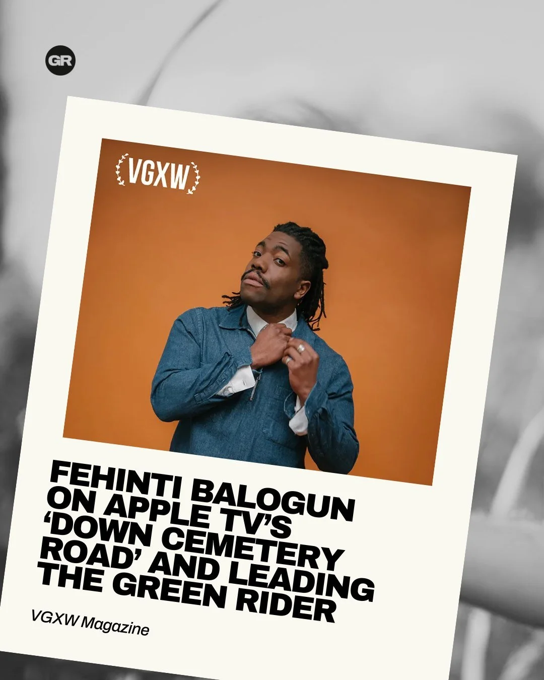 The final episode of #DownCemeteryRoad is out today! We're so proud of our Co-Founder @fehintibalogun for his amazing work 👏 Check out these interviews with @vgxwmagazine and @numero_netherlands where he's spoken about all things Green Rider 💚