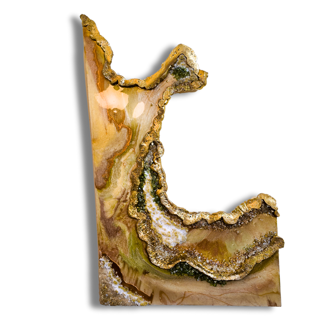 Gaia Resin Geode