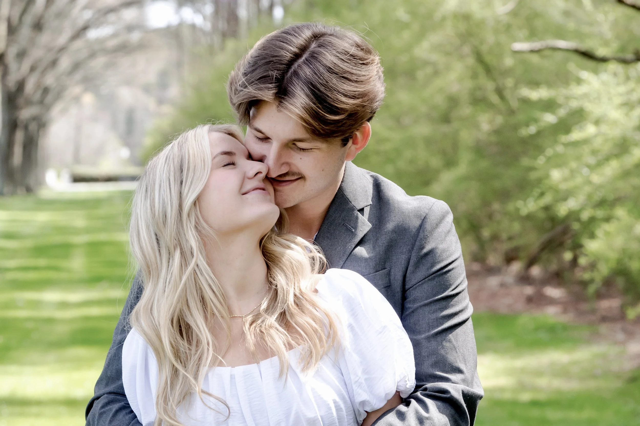 young couple engagement photo- Rome, GA