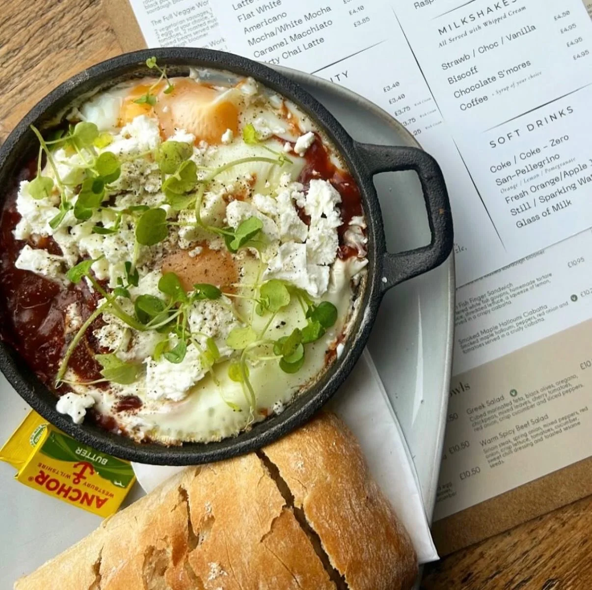 @kitchen91monkseaton &lsquo;s SHAKSHUKA🍅🍳🤍

Served until 12 every day✨