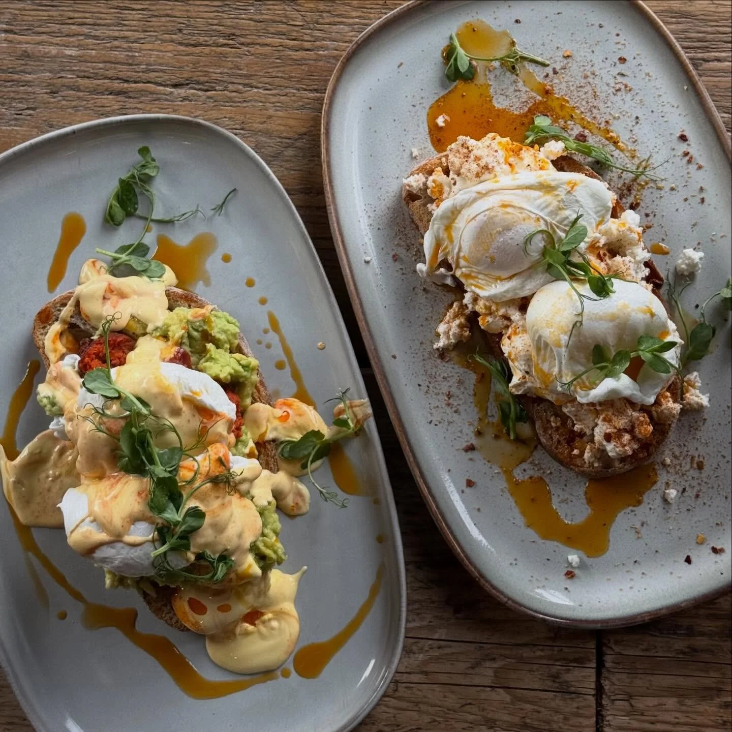 Eggs poached to perfection🥚✨🤍 

📸 The Mexican One &amp; Turkish Eggs 

#newcastlefoodies #kitchen91 #whitleybay