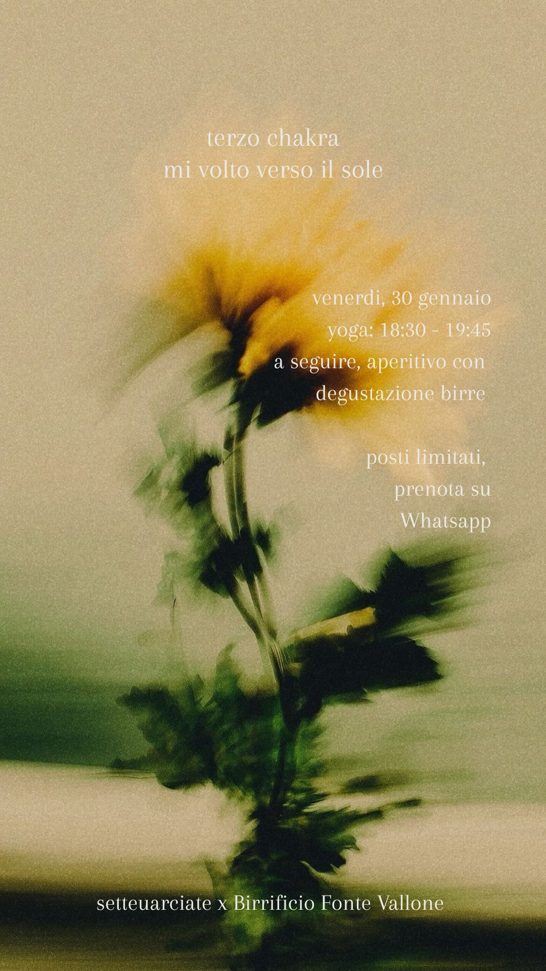 terzo chakra: mi volto verso il sol