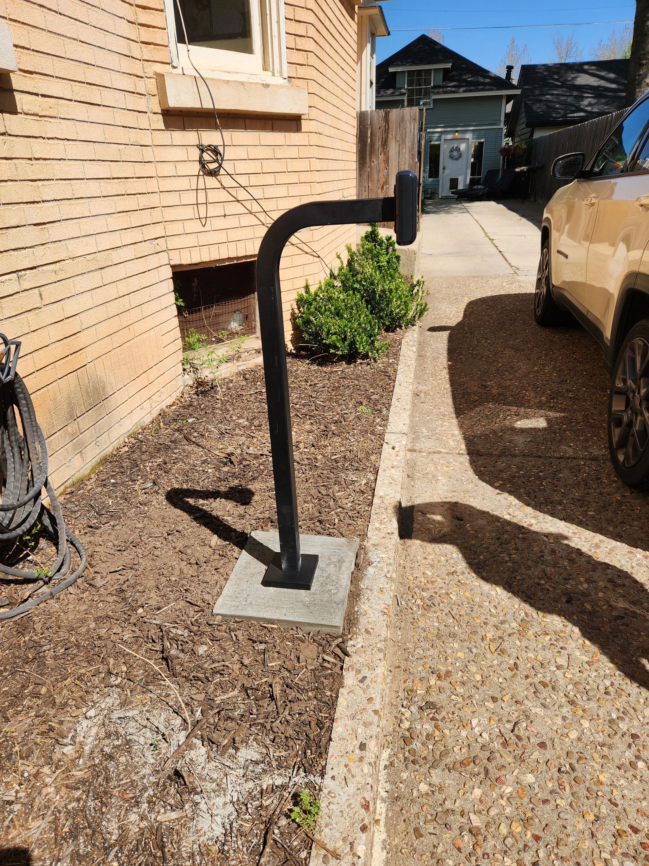 Keypad install side view