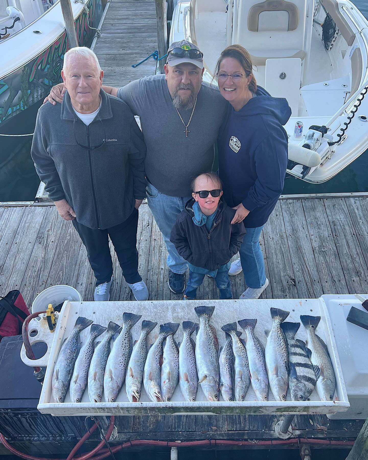 Hard to beat a day like this&mdash;good company, a full cleaning table, and memories that will last a lifetime!🤩🎣
@q_faulkner