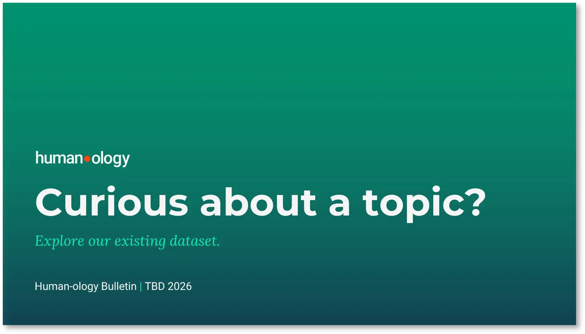 New Topic Submission