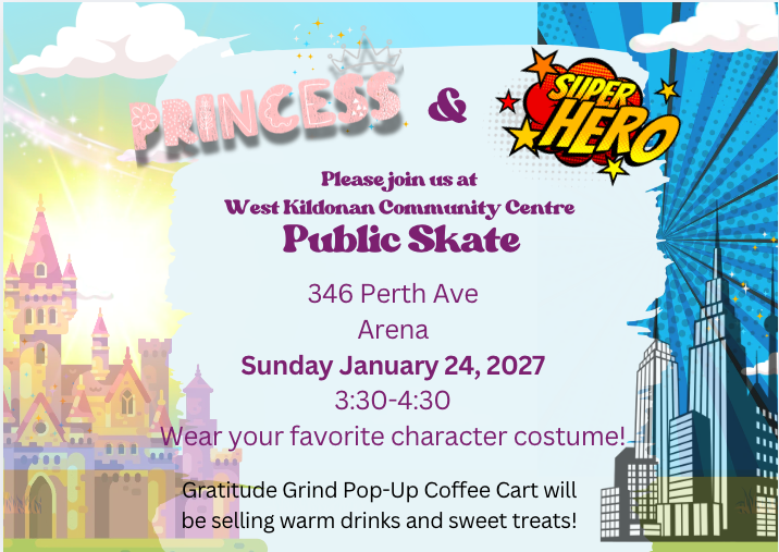 Princesses and Super Heroes Public Skate