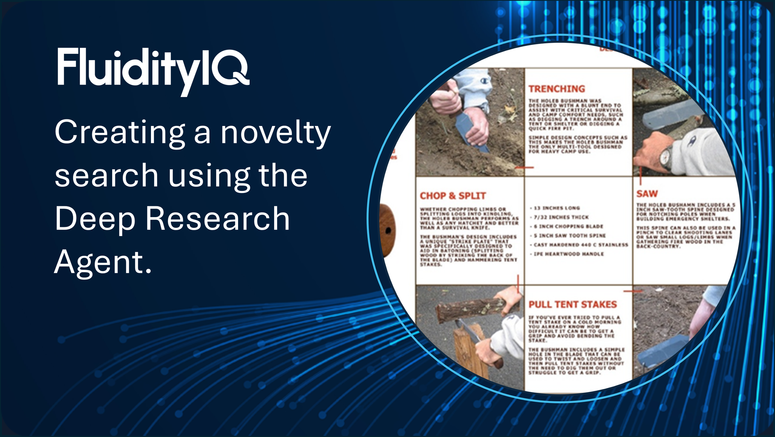 Creating a novelty search with a deep research agent