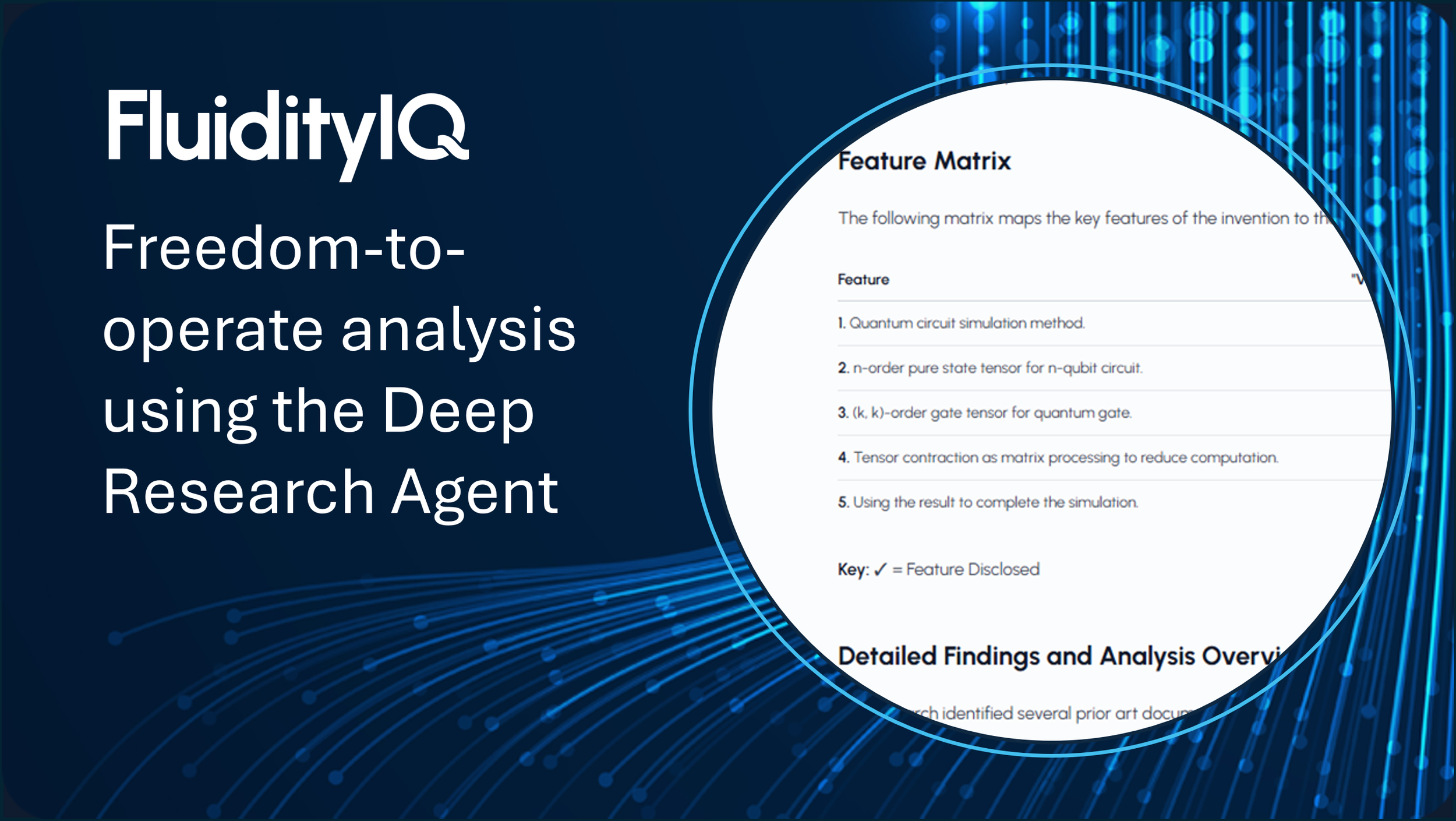 Creating an FTO analysis using the Deep Research Agent