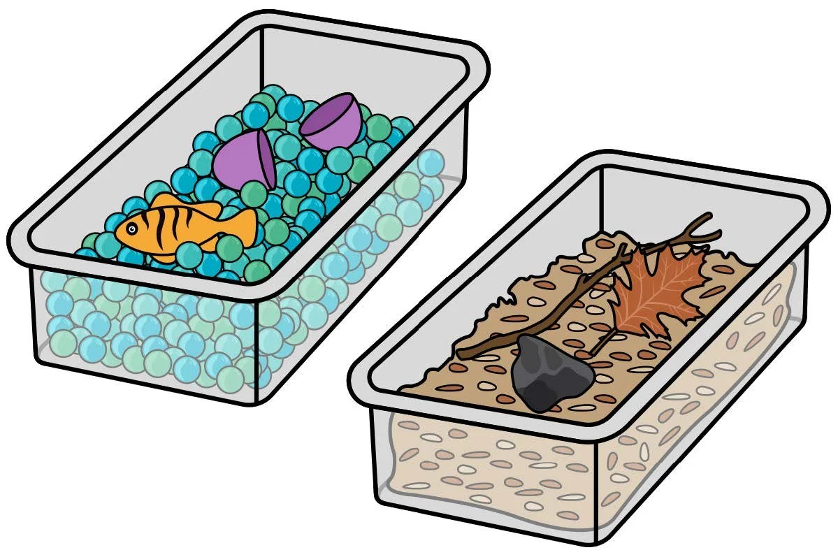 Making Sensory Bins