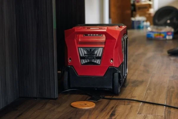 Buford Kitchen Leak: Cleanup and Hardwood Drying