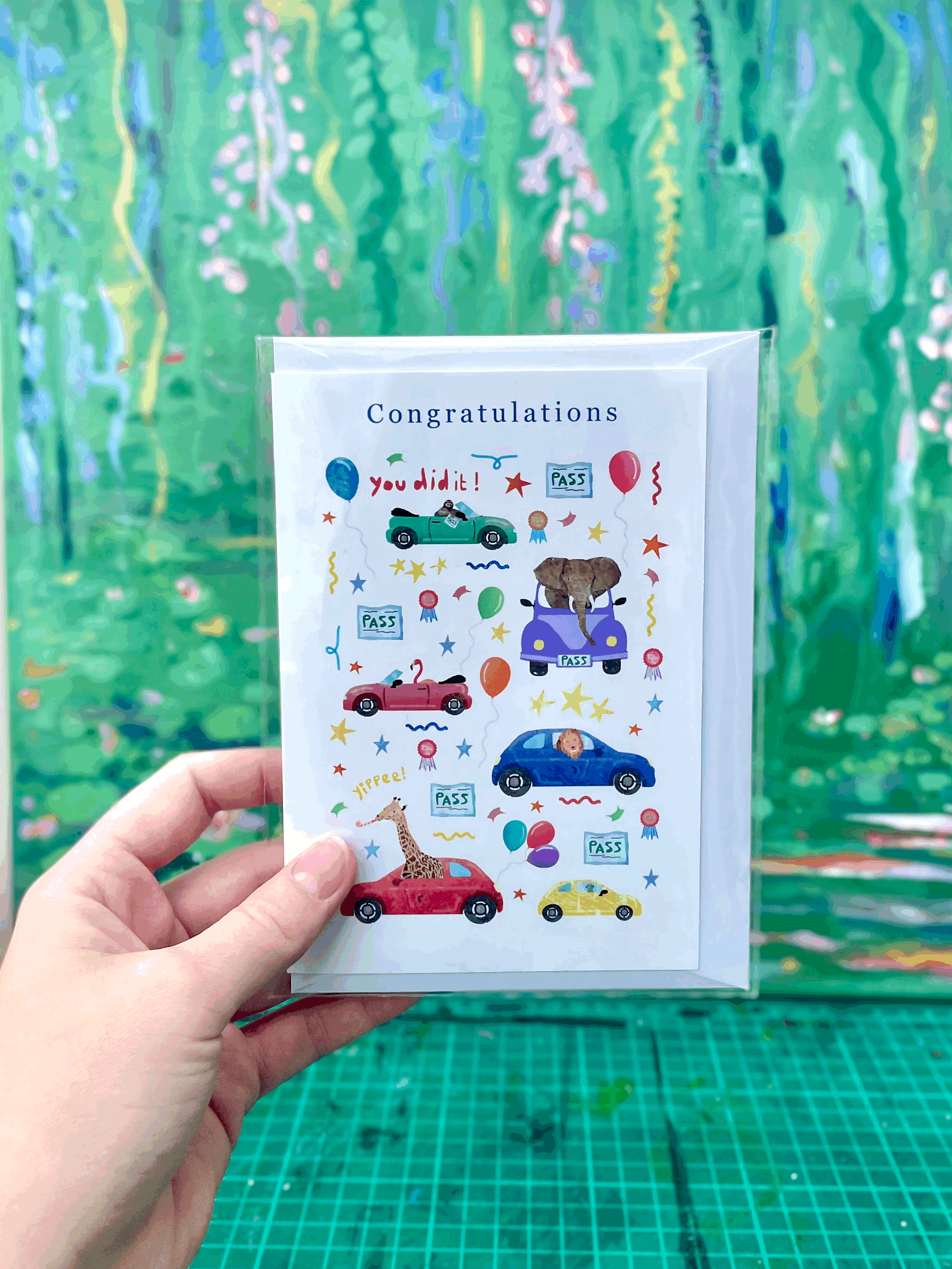 Congratulations on your driving test