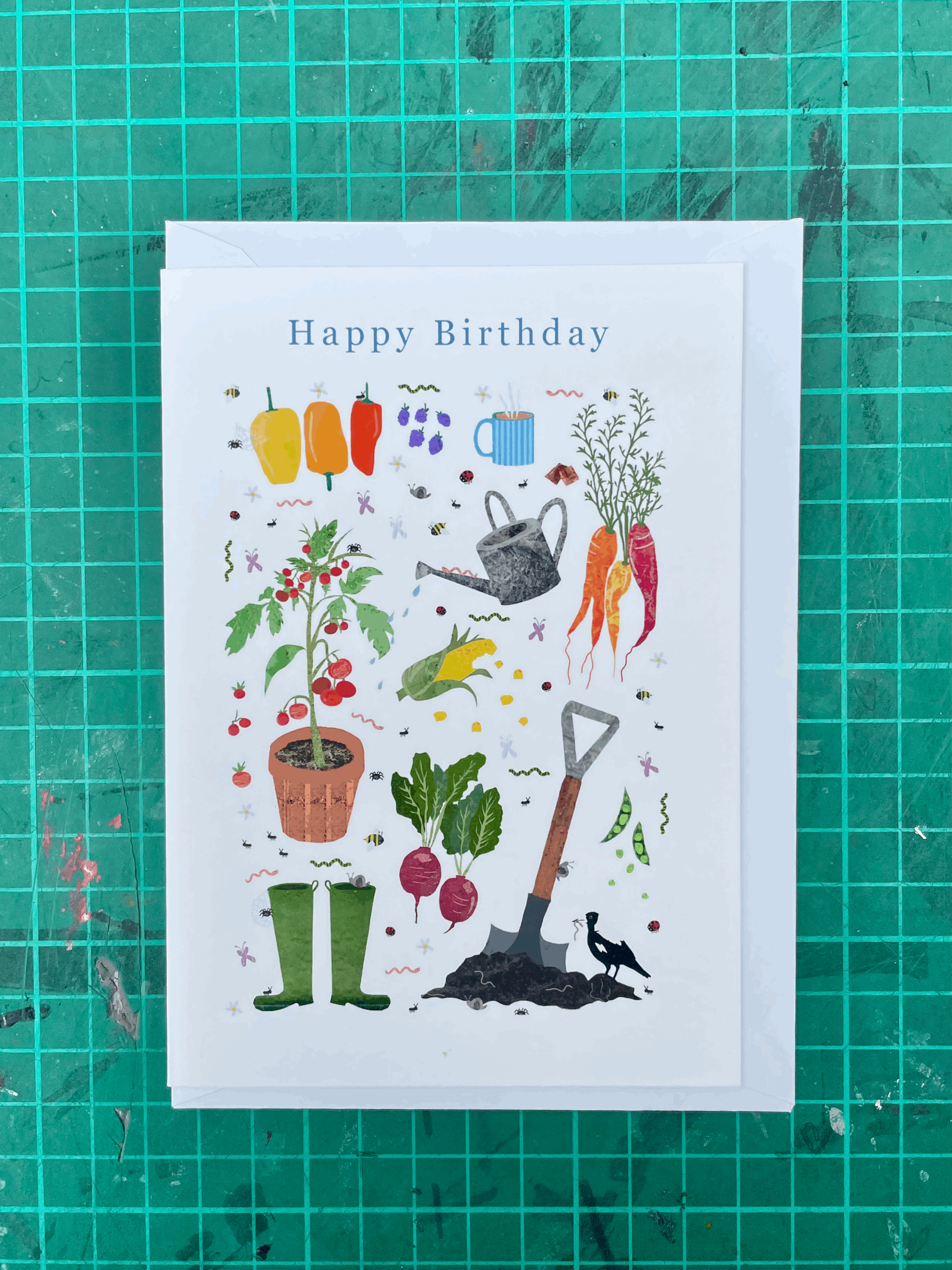 'Gardening' Birthday Card