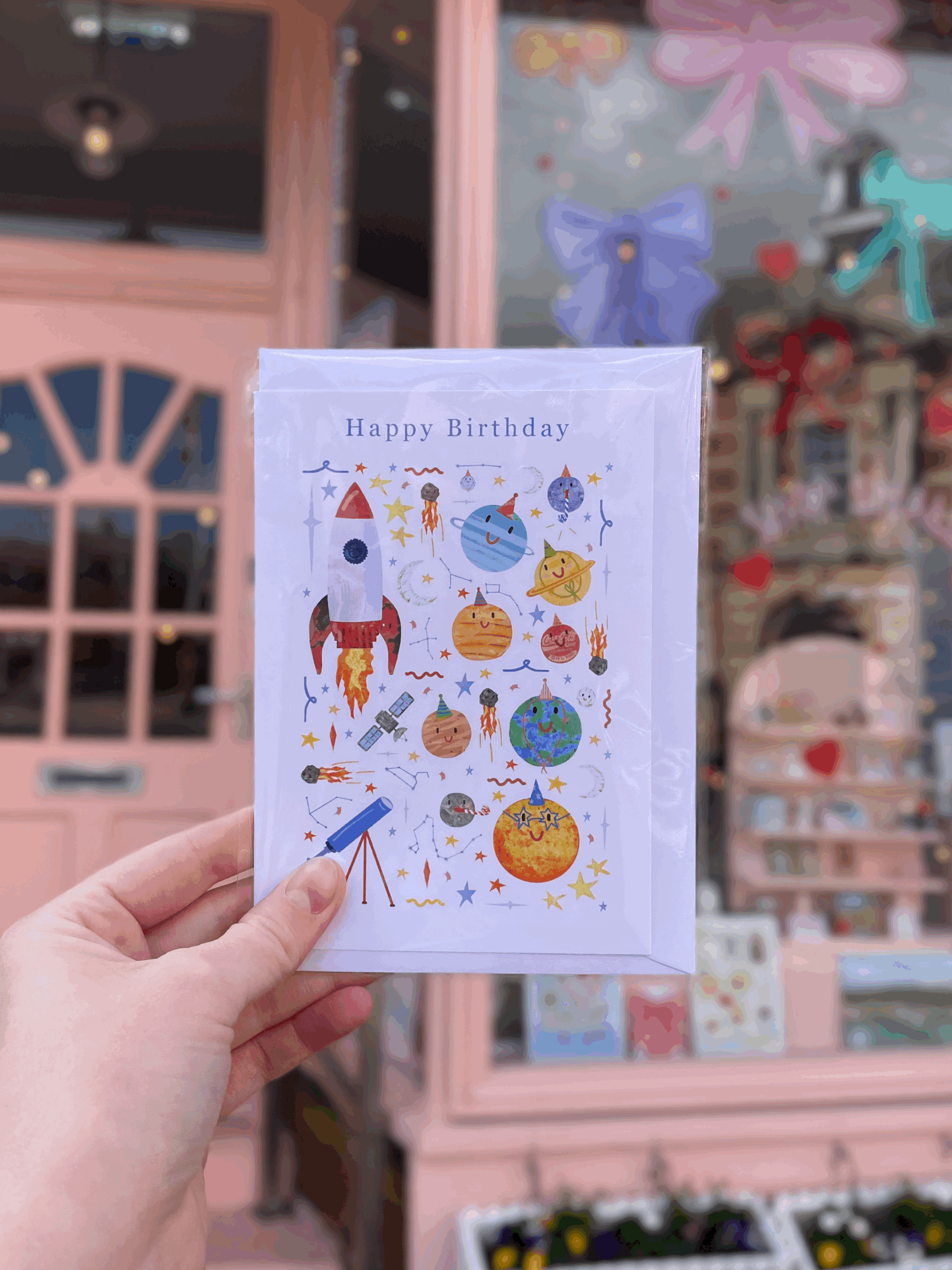 'Space' Birthday Card