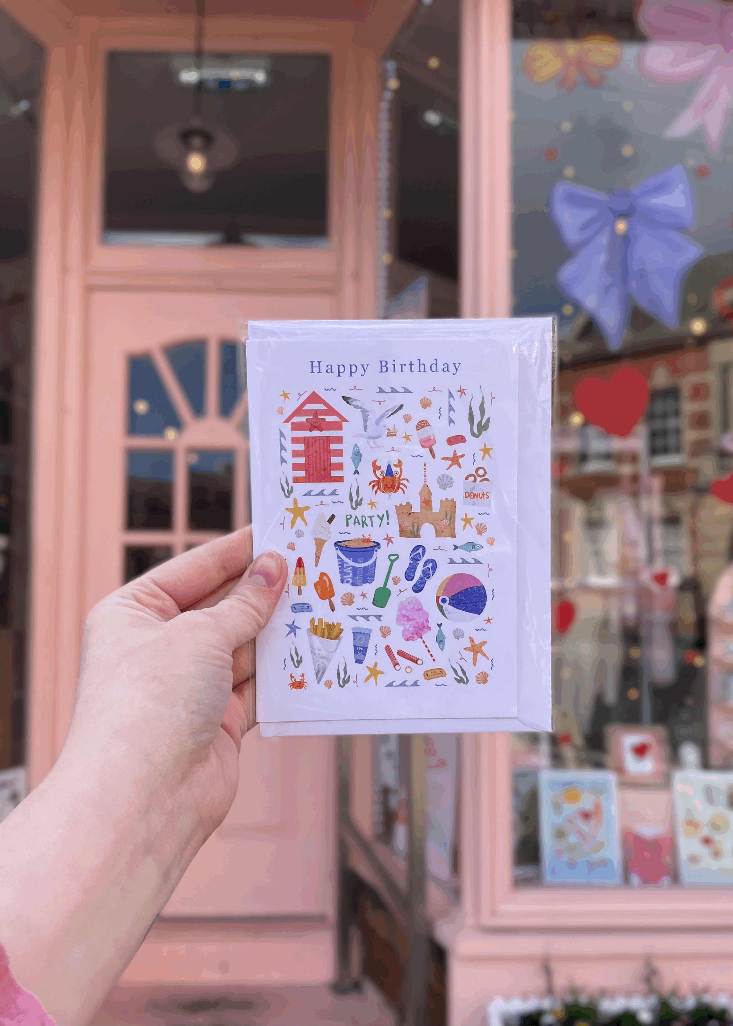 'Seaside' Birthday Card