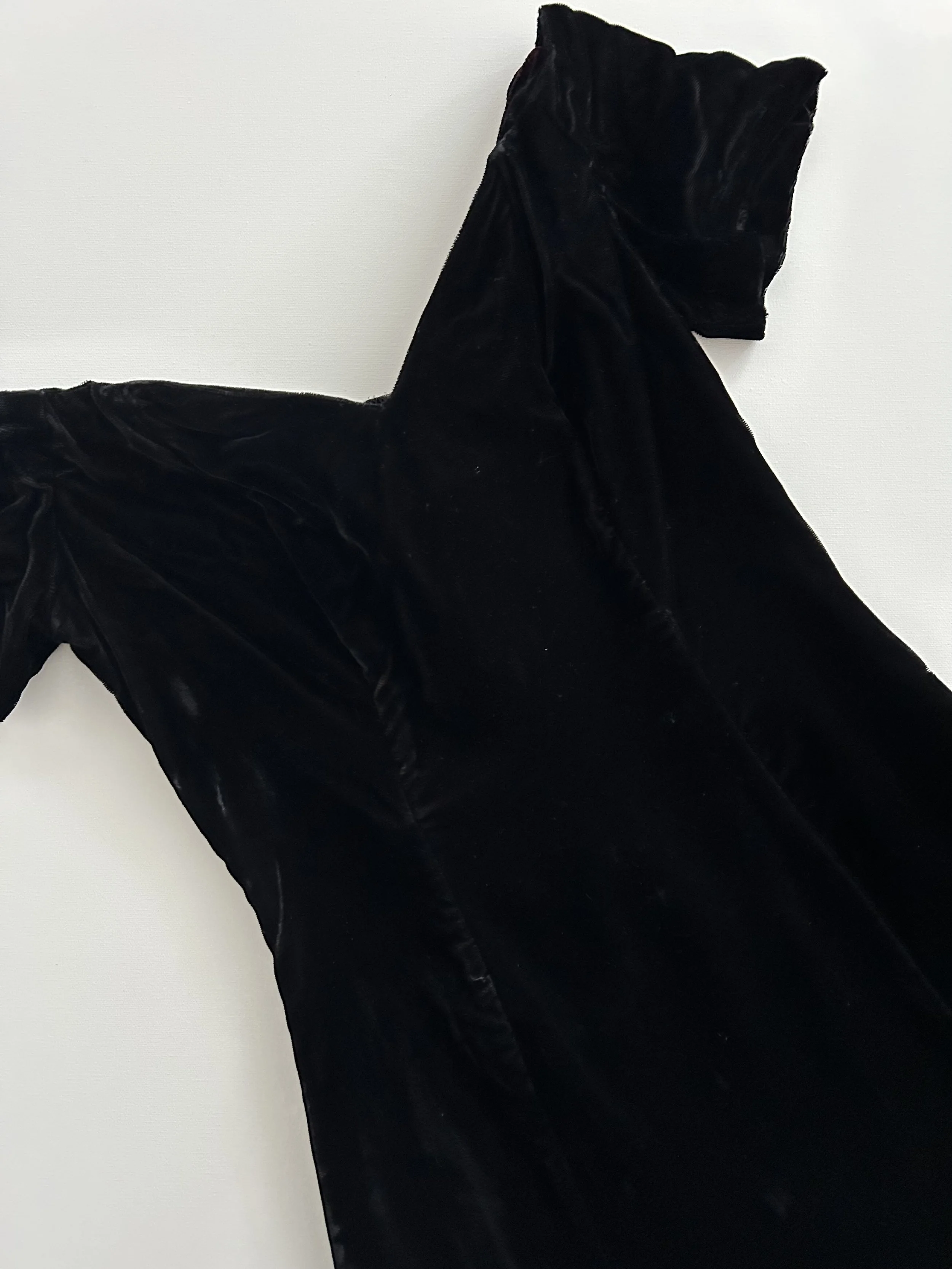 Velvet Off Shoulder Bardot Mini Dress