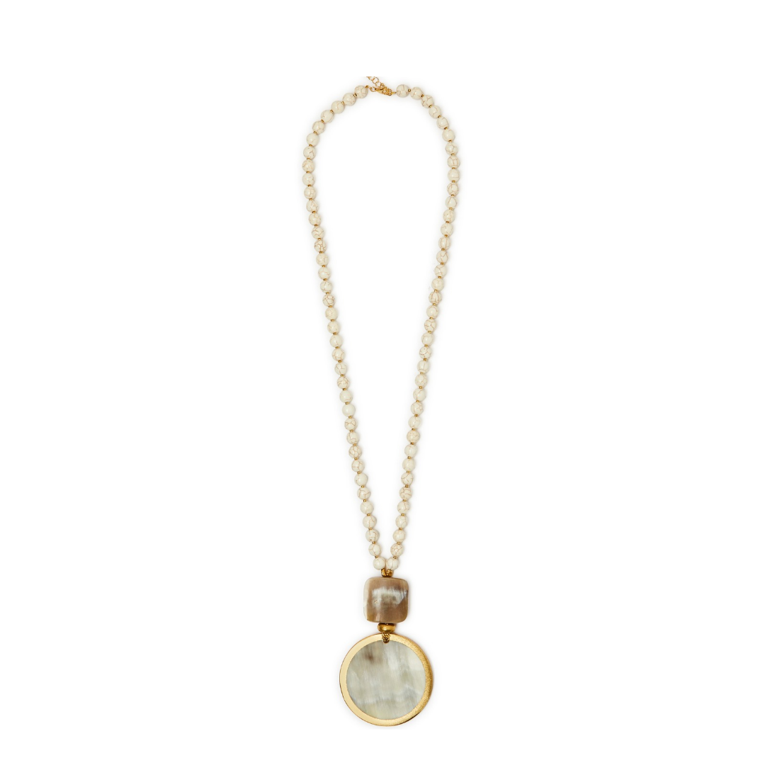 Ivory Medallion Necklace