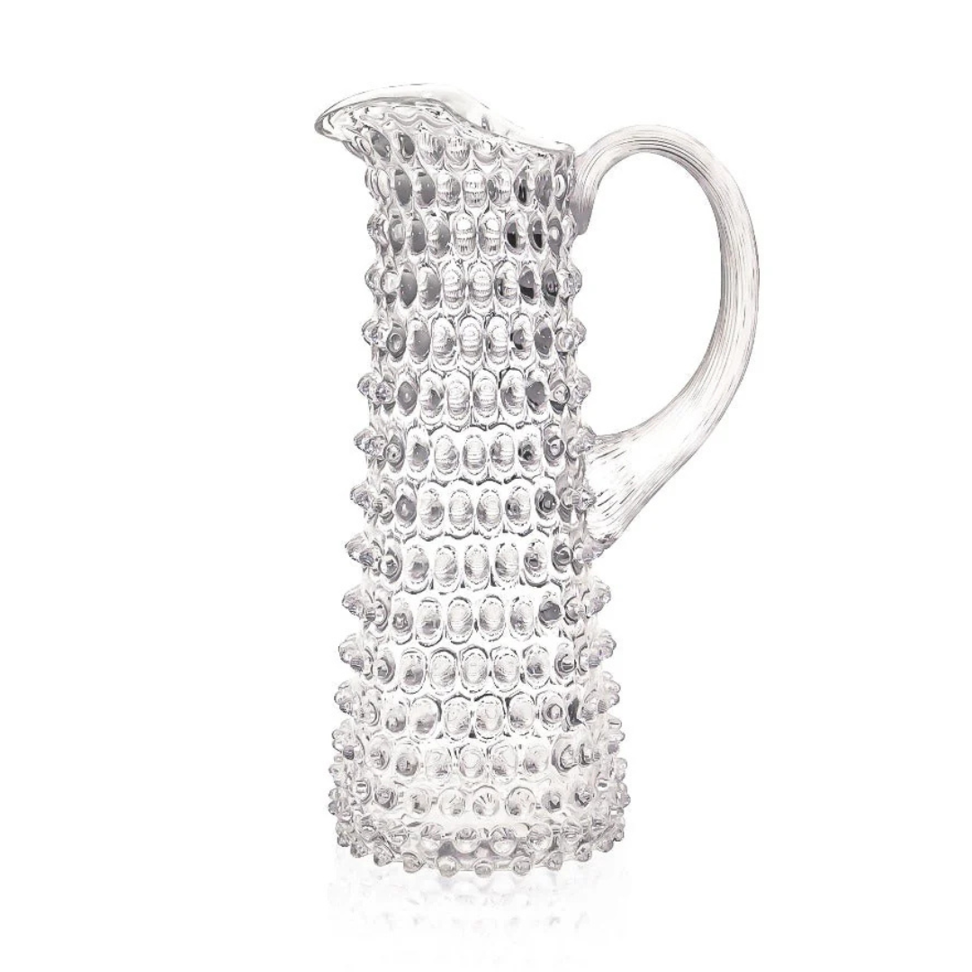 Crystal Hobnail Pitcher | Klimchi