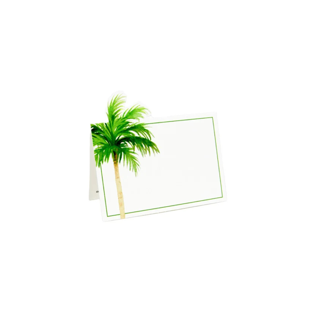 Painted Palm Tree Place Card 8 In Die-Cut