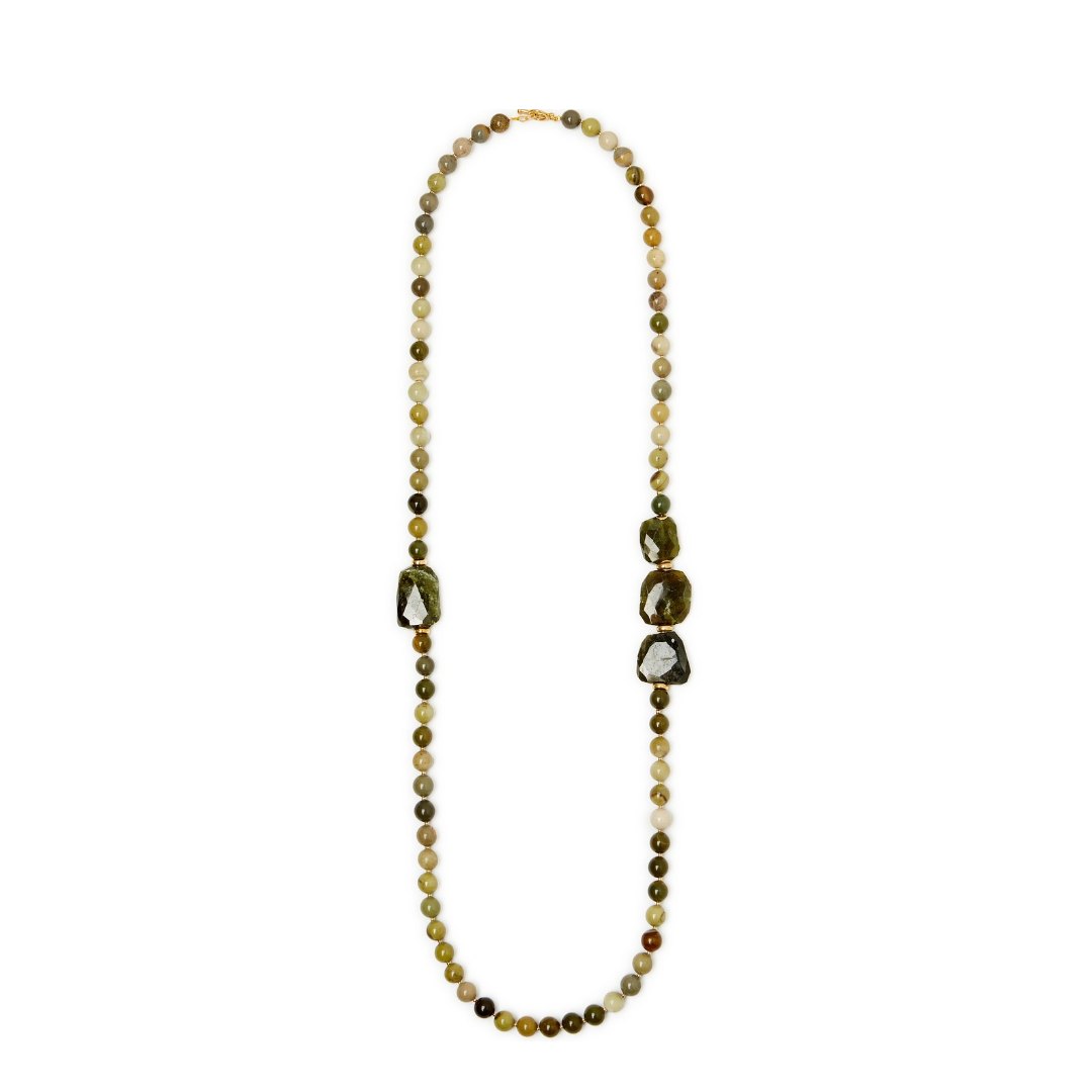 Olive Stone Necklace