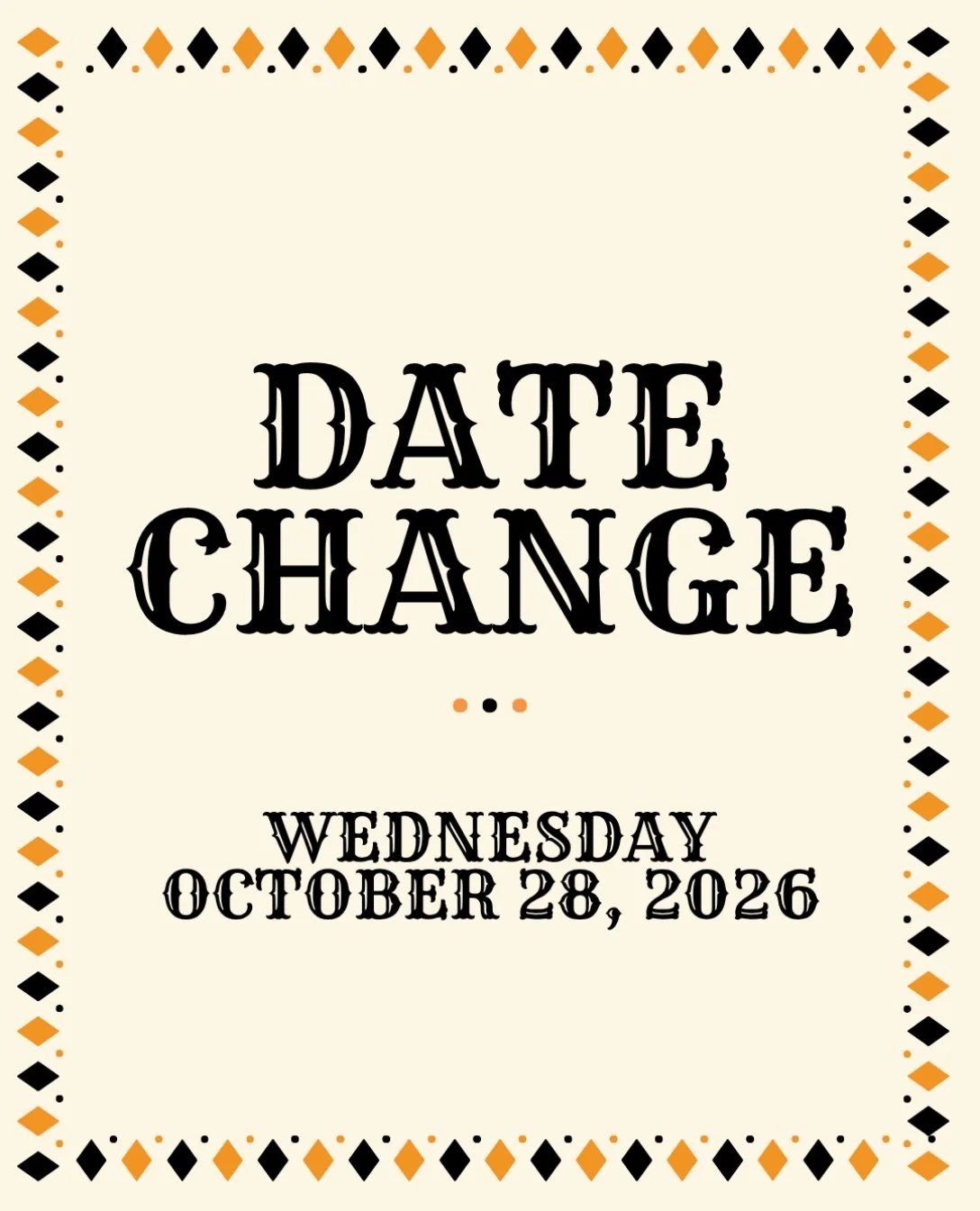 🎃 DATE CHANGE! 🎃
The 2026 Ho-Ho-Kus Halloween House Tour is moving to Wednesday, October 28th! 

👻🏚️🕸️

📅 Wednesday, October 28
⏰ 6:30&ndash;8:30pm
🌧️ Rain date: Tuesday, October 27

Save the new date and spread the word!

🎟️ Tickets go on sa