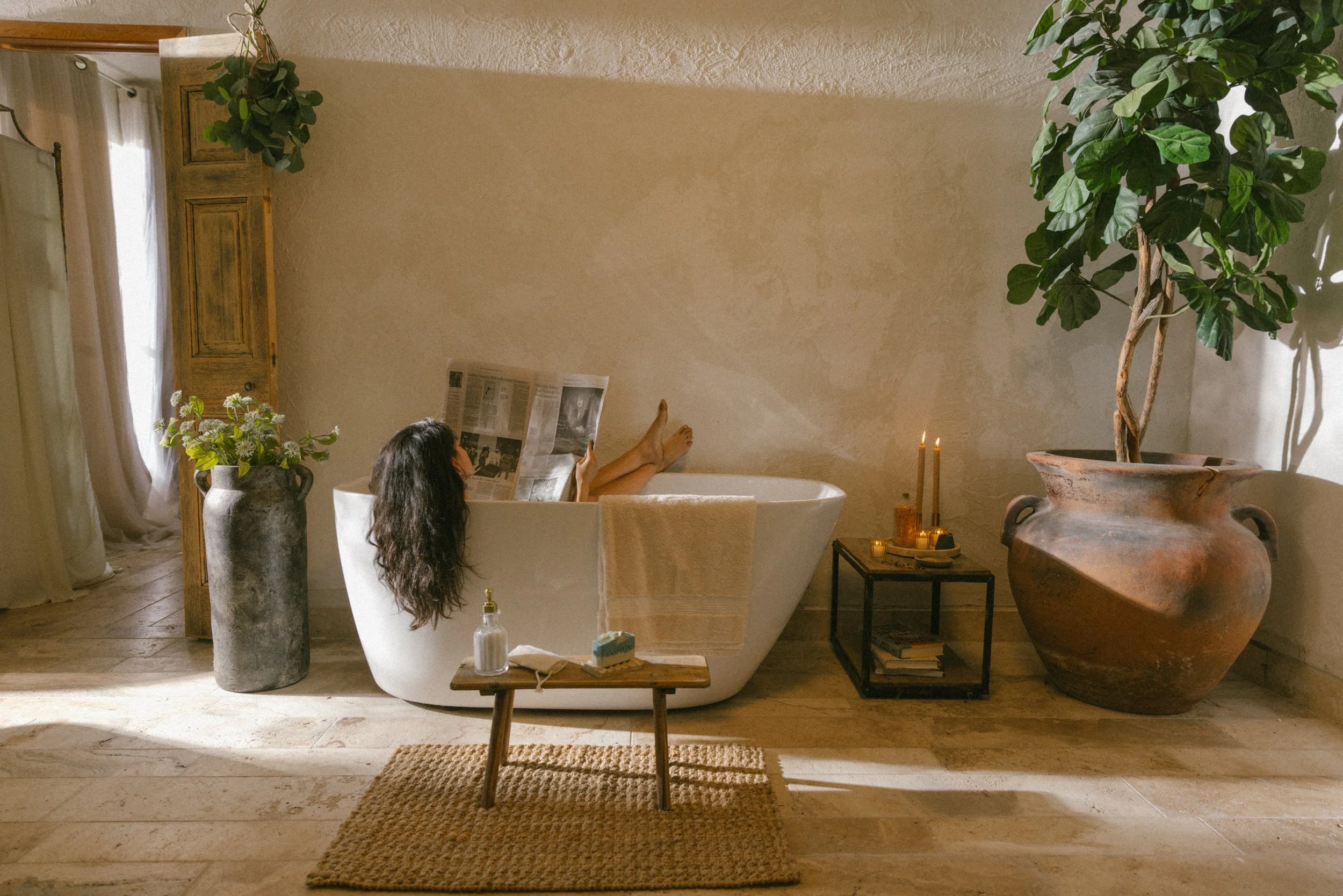 Austin commercial photographer Caryn Noel photographing a product campaign on location