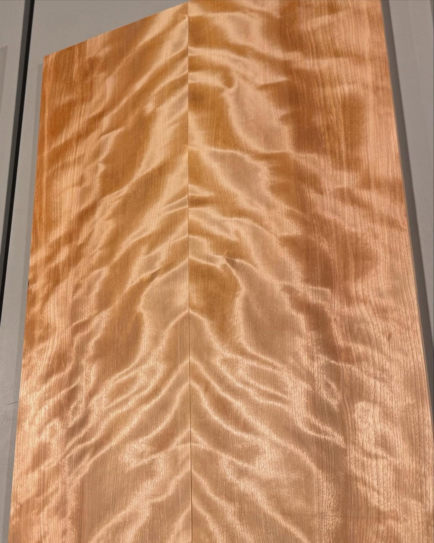 Got some killer wood inbound. Two wild flame birch tops from @kimballhardwoods and 2 excellently figured flame maple neck billets from @laroseguitars