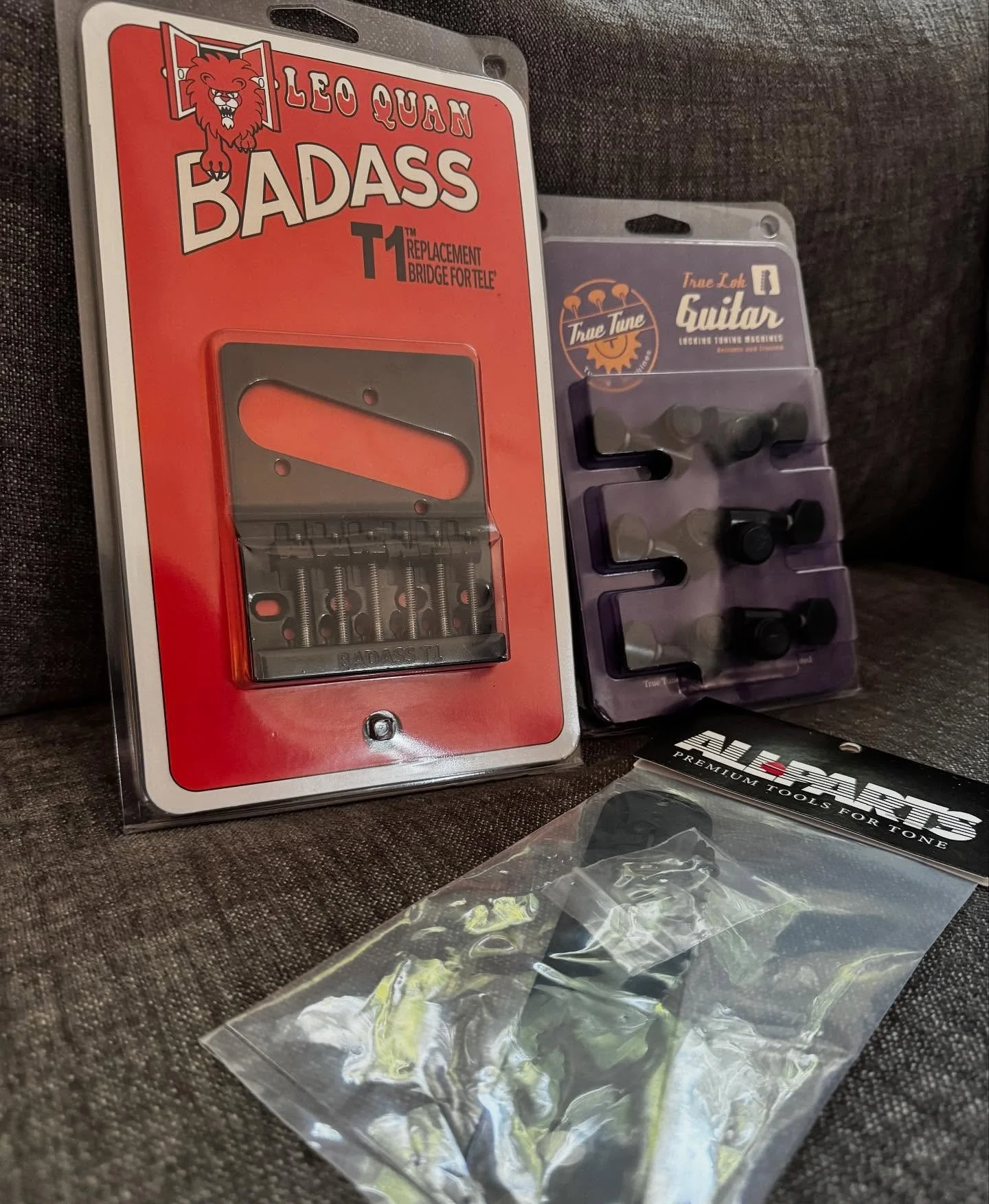 Huge thanks and shout to Gary and the team at @allpartsmusic for sending me over some hardware! Can&rsquo;t wait to use these on a build!