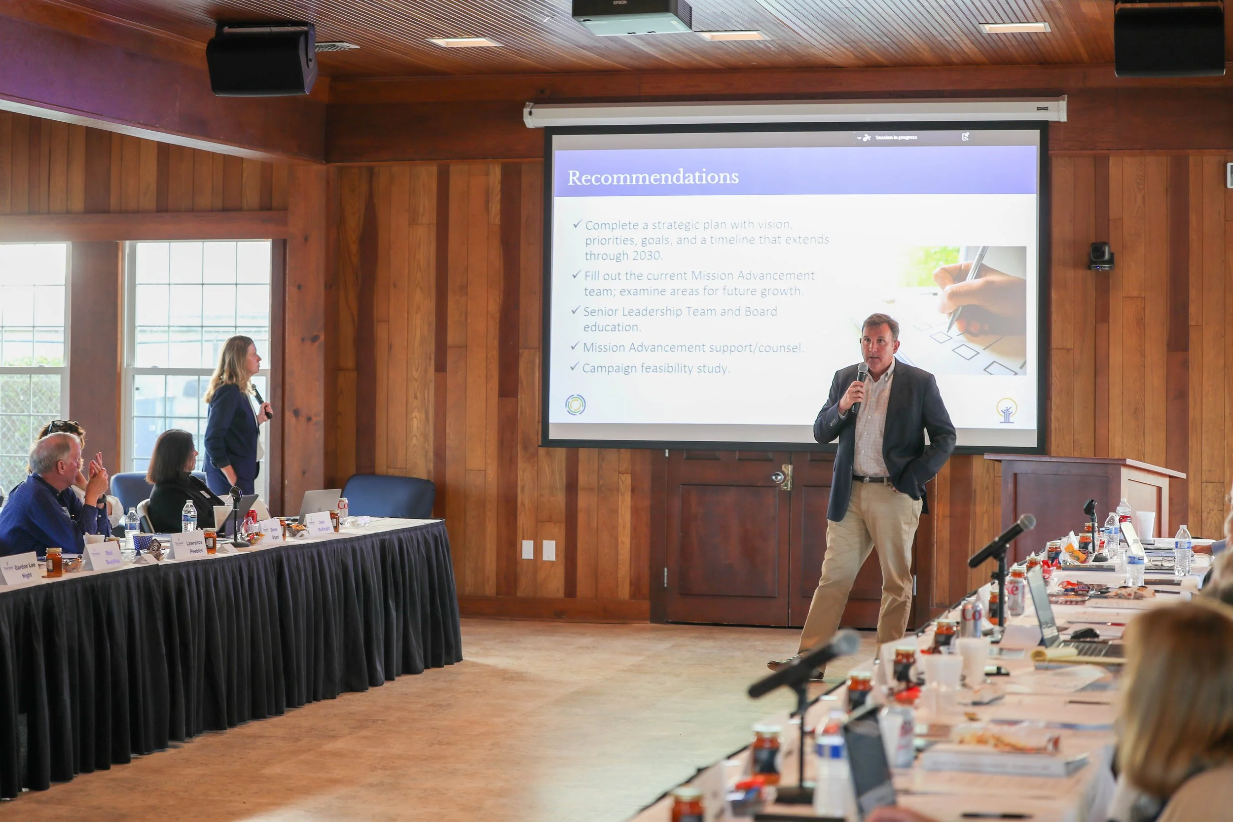 Chris Tobin of Flywheel Advancement presenting at Thornwell