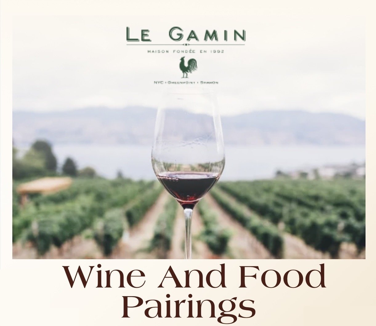 Wine and Food Pairings - Bordeaux