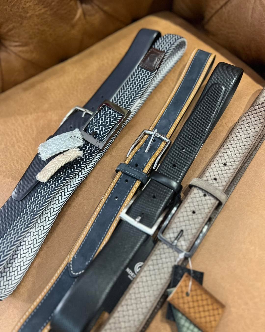 Picked some new casual belts  lindenmann1961 our German belt supplier.