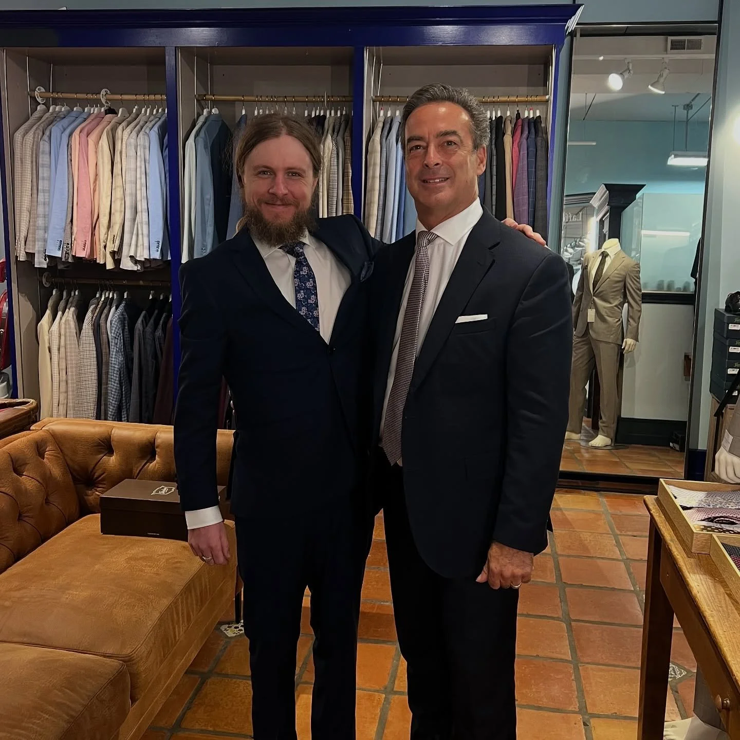 Happy customer here at Lafferty&rsquo;s suited by Martin!
