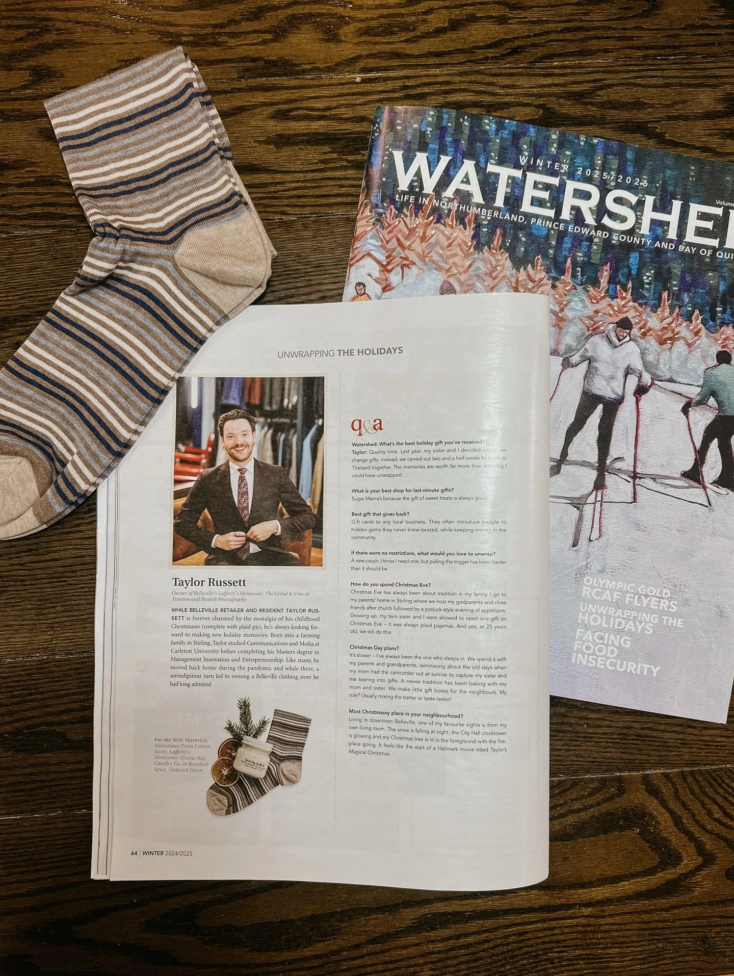 Thrilled to share my feature in Watershed Magazine&rsquo;s &ldquo;Unwrapping for the Holidays.&rdquo;
From curated last-minute gifts to my biggest wish this season&mdash;and the plaid-pajama tradition I&rsquo;ve kept for 26 Christmas Eves straight. ?