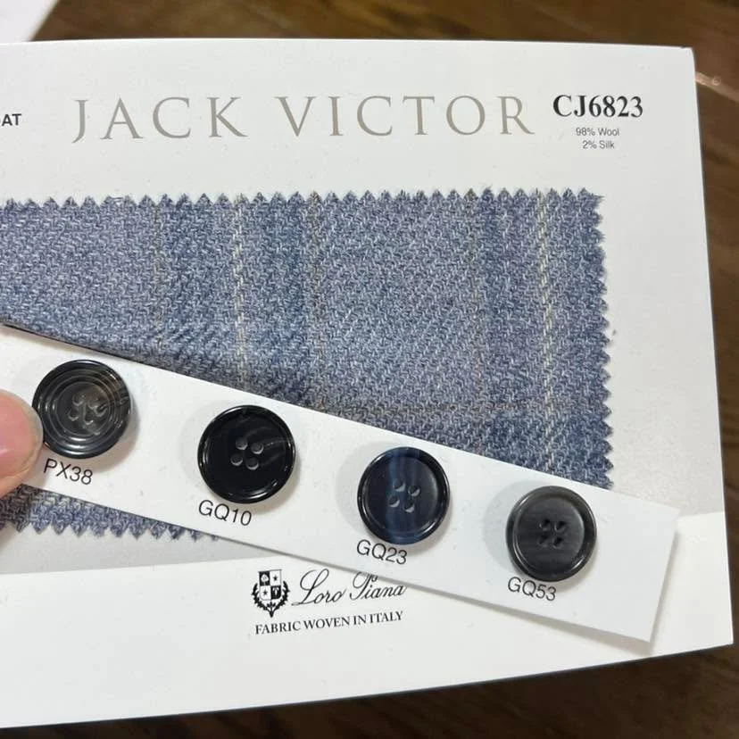 It&rsquo;s fun seeing a made tue measure come to life. We worked on this beautiful wool silk blend fabric for a customer of ours! 

This customer had always shopped at Harry Rosen&rsquo;s in Toronto and recently moved to the area. He was pleasantly s