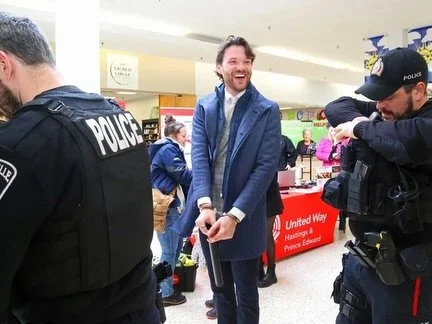 🚨 WANTED &ndash; TAYLOR RUSSETT 🚨 A.K.A. &ldquo;The Dapper Dynamo&rdquo;
Thank you to all the donors today that got me out of @unitedwayhpe jail. This was such a fun way to raise money for such a great cause.