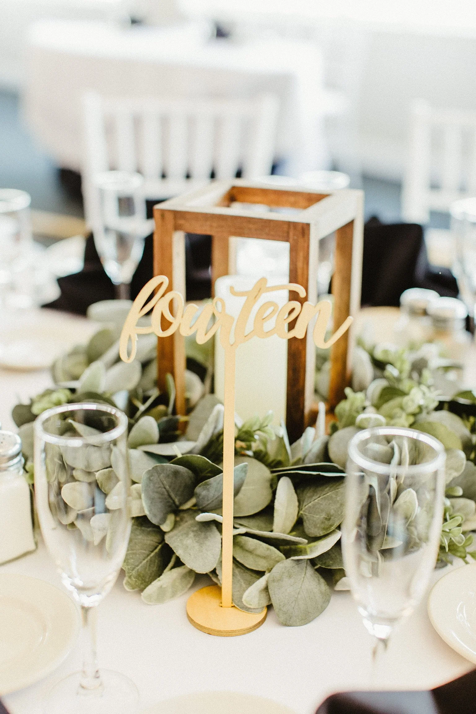 Table decor details. 