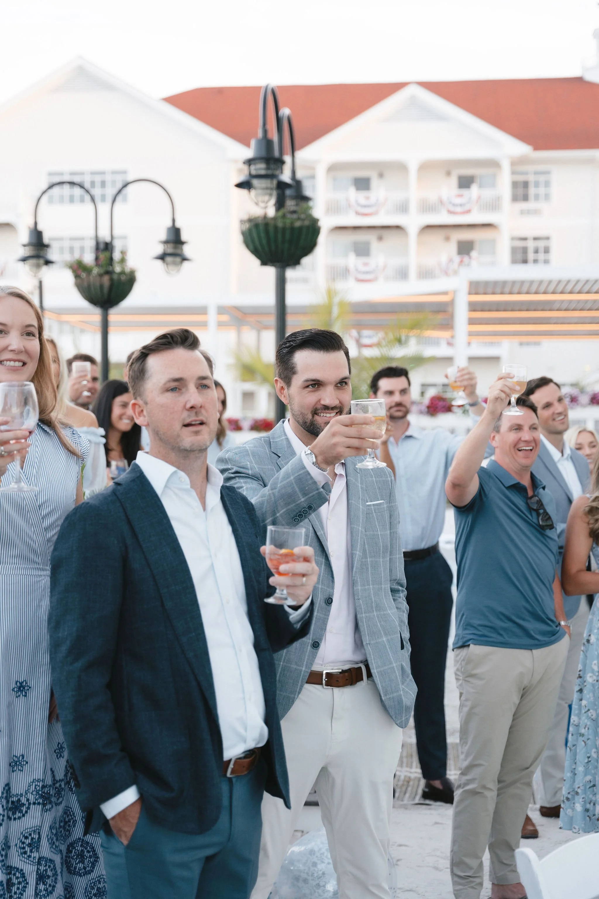 A toast to the couple at our outdoor venues. 