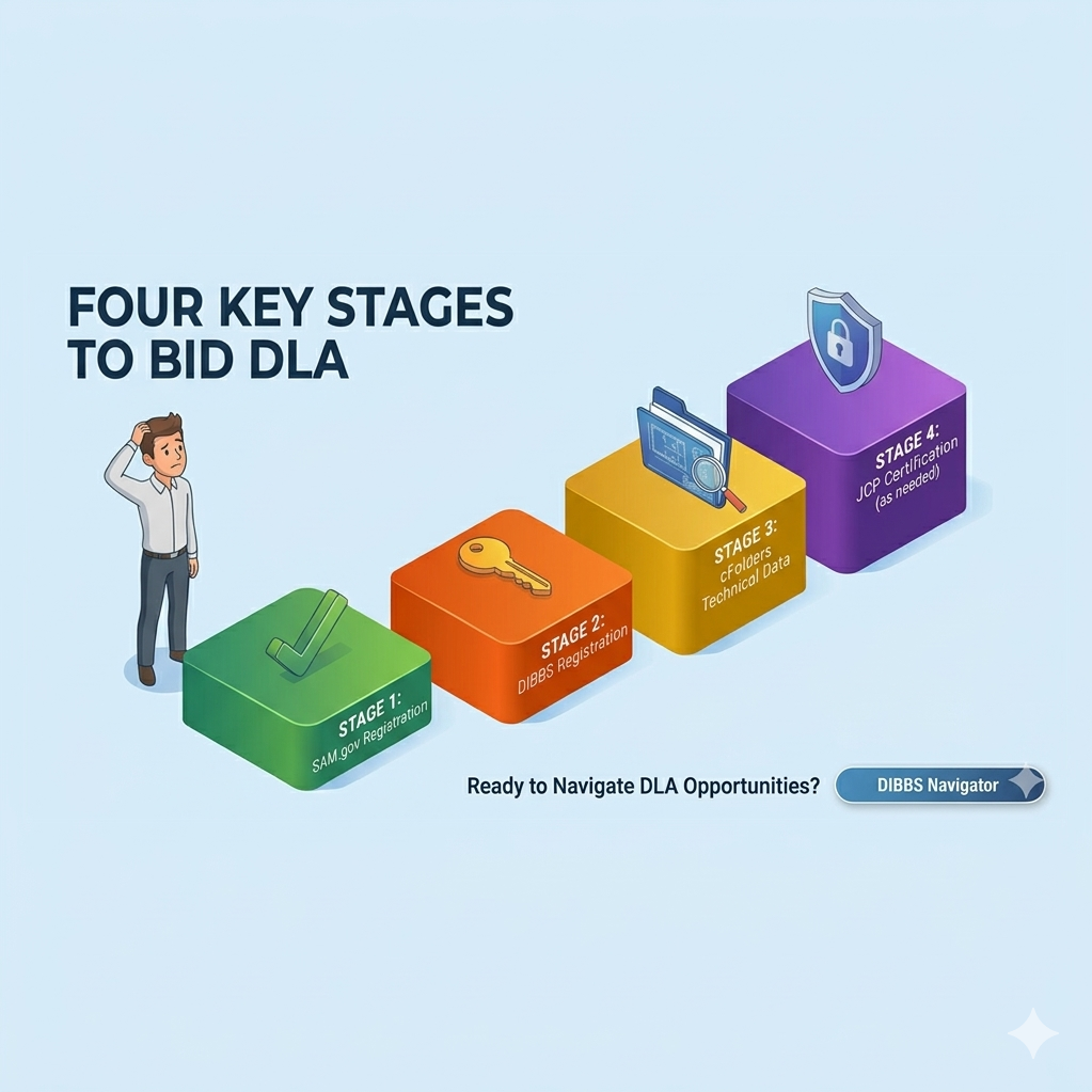 Before You Bid: The Four Registrations Required for DLA Contracts