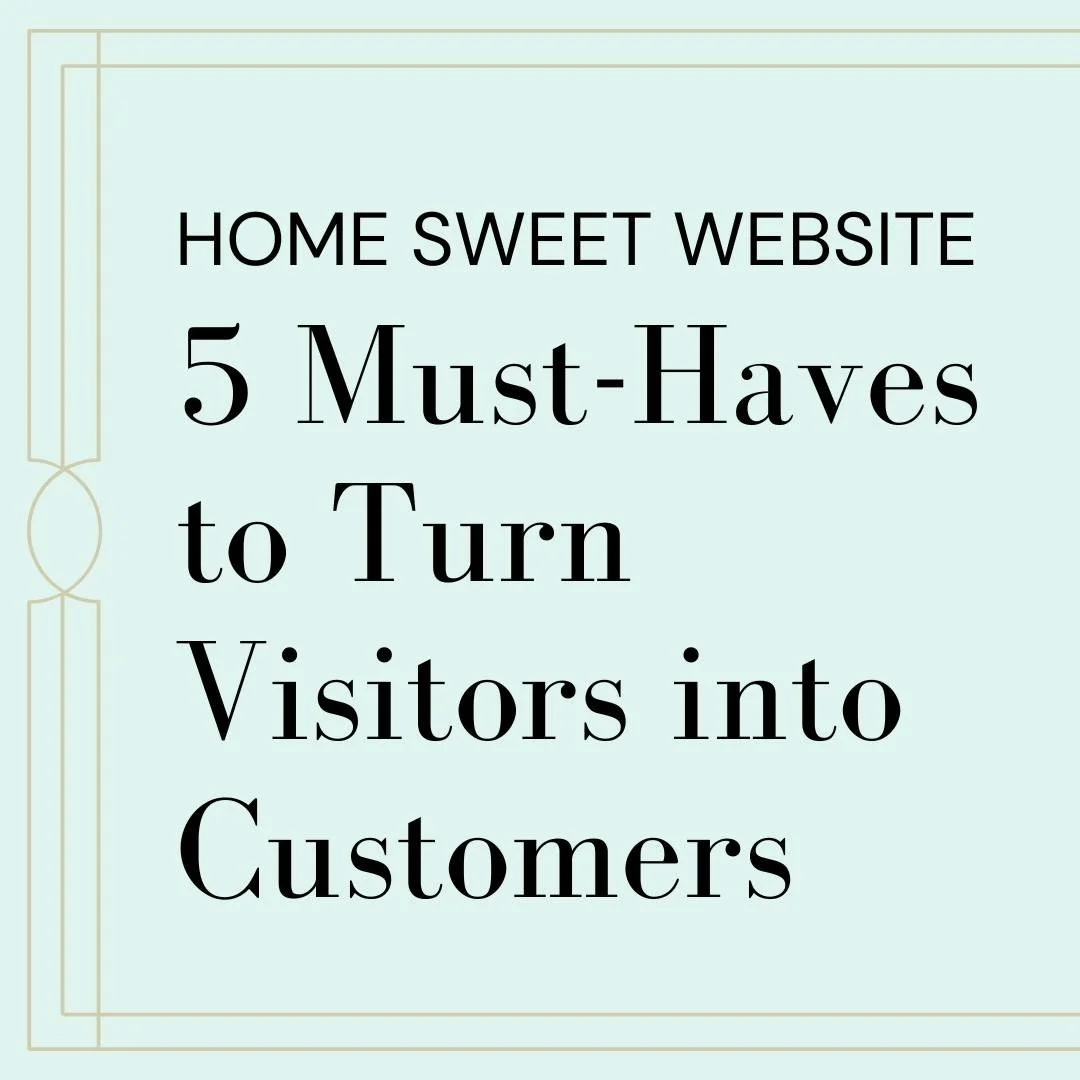 Your website is your digital home&mdash;a warm welcome that connects your mission to your customers. Ready to transform it into a high converting space? Here are 5 must-haves&hellip;

1️⃣ Clear, compelling messaging: Make sure your core message is fr