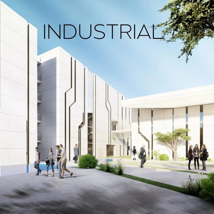 Industrial project imagery from Arpio’s portfolio