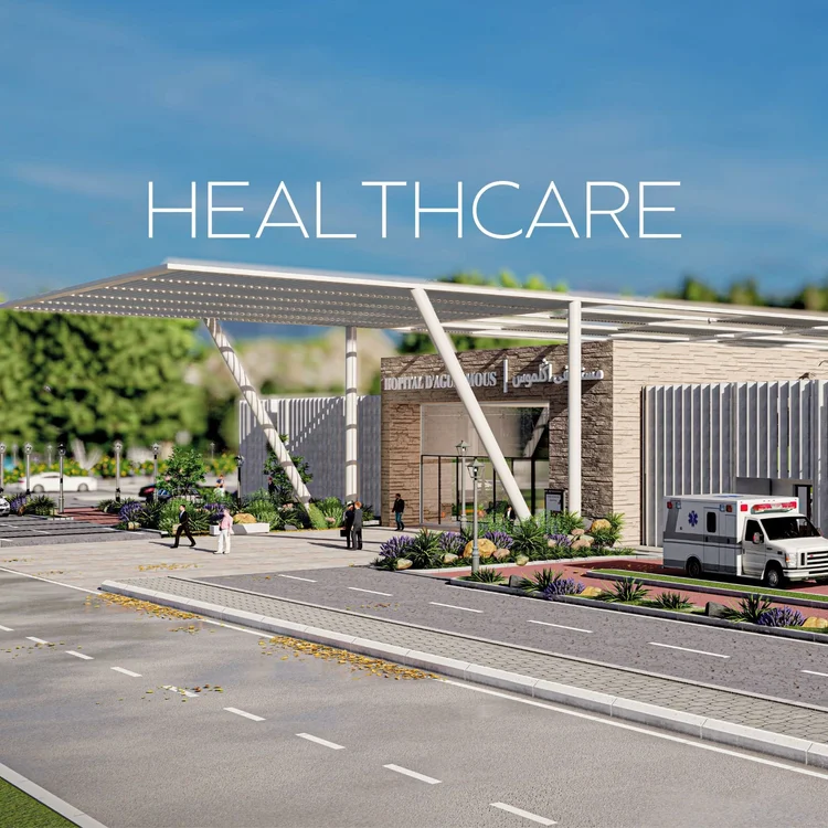 Healthcare project imagery from Arpio’s portfolio