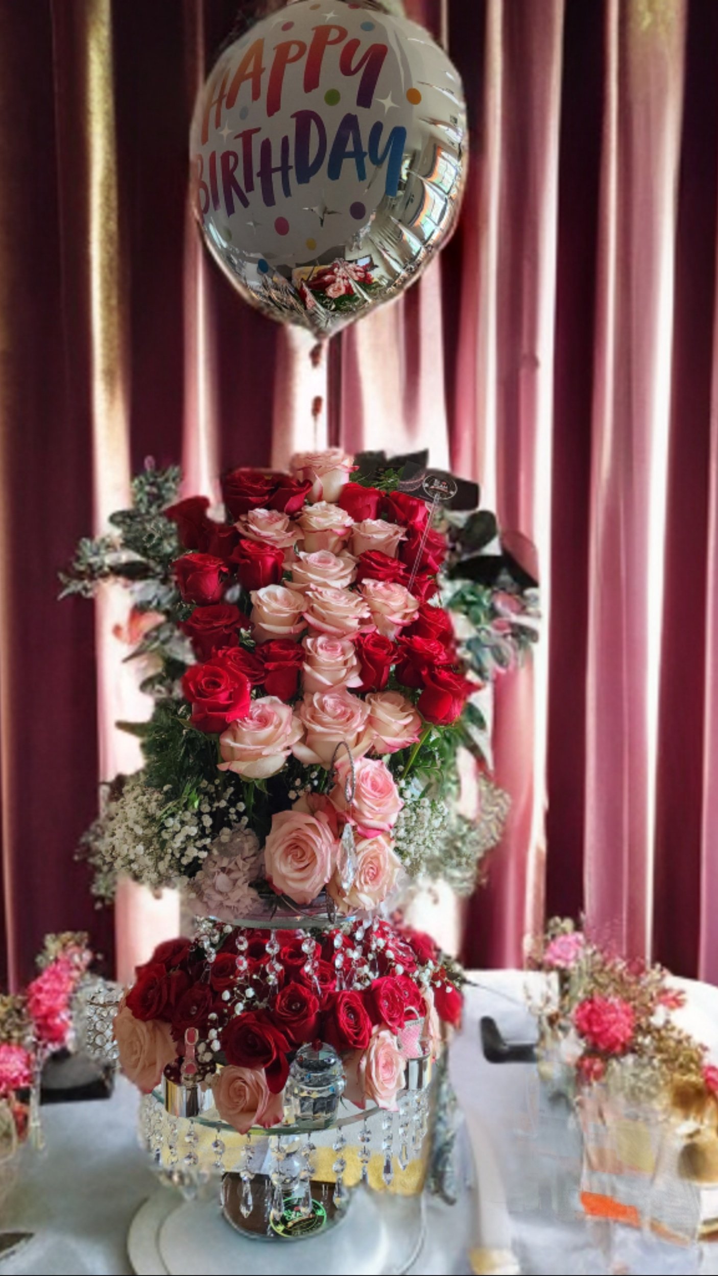 Two Story Luxury Floral Arrangement