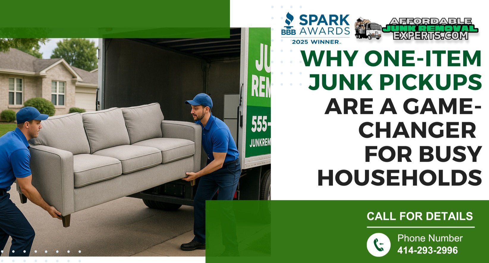 Why One-Item Junk Pickups Are a Game-Changer for Busy Households