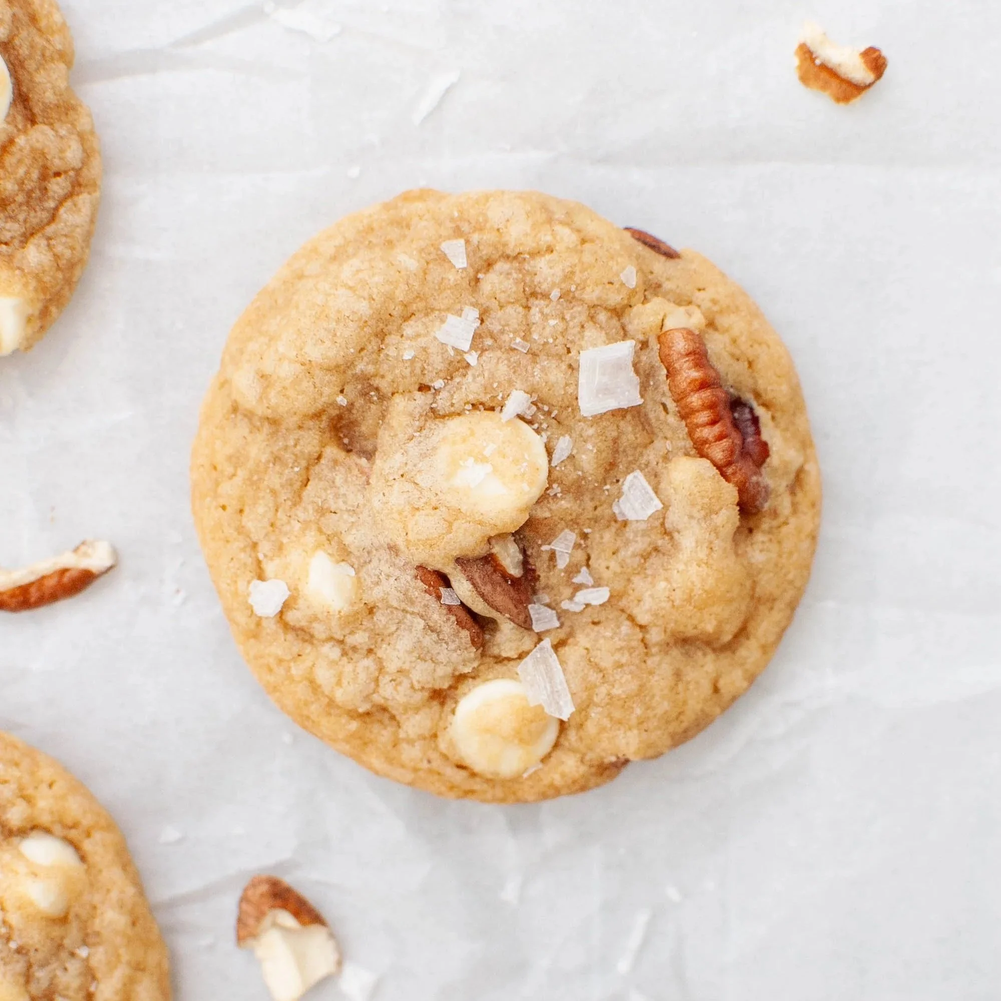 Salted Maple Pecan Cookies