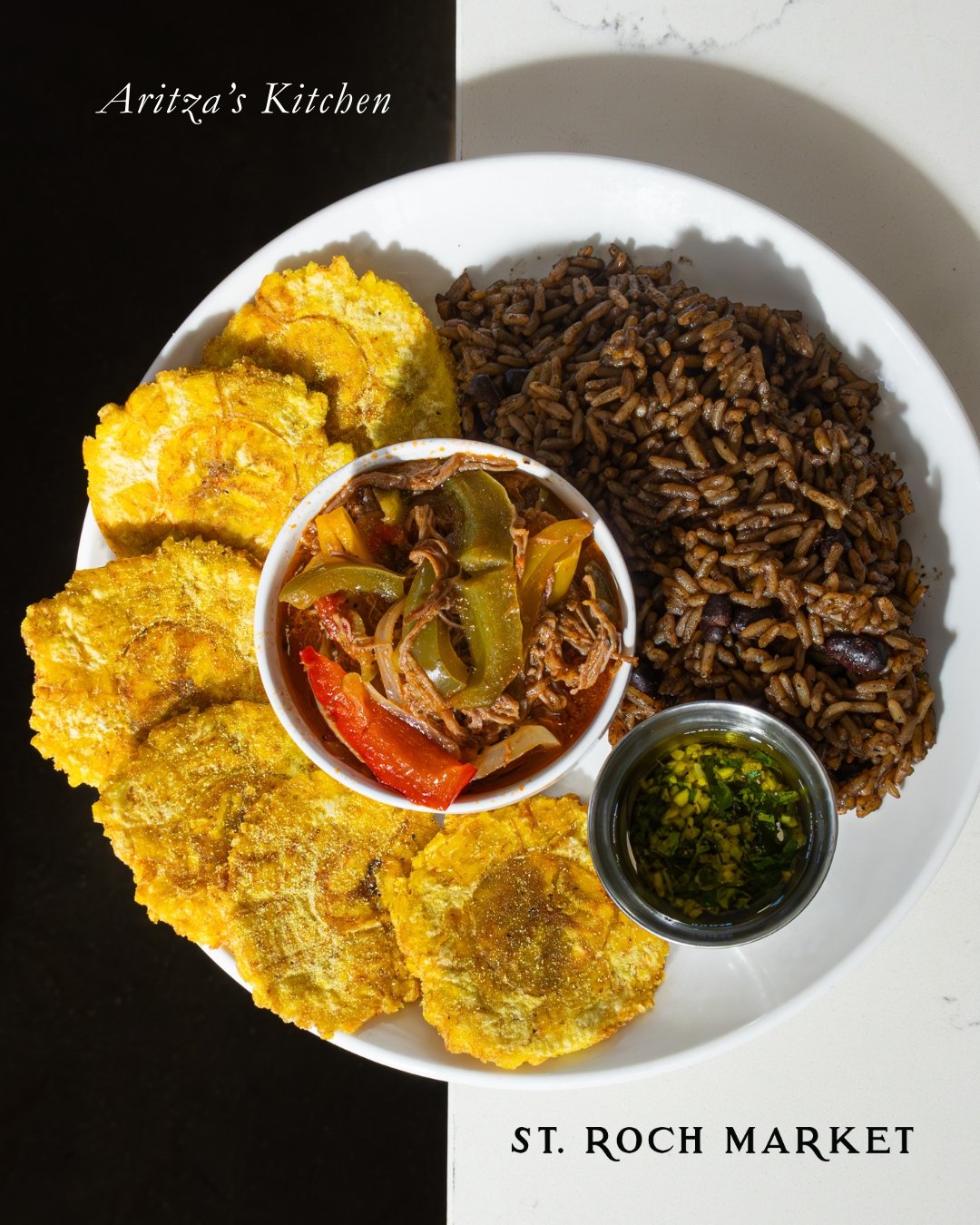 The ✨ Ropa Vieja Platter ✨ by @aritzaskitchen 

One of many delicious Cuban dishes to try this Caribbean Heritage Month at St. Roch Market! 

#strochmarket #meetmeatstroch #caribbeanheritage #caribbeanheritagemonth #neworleansfood